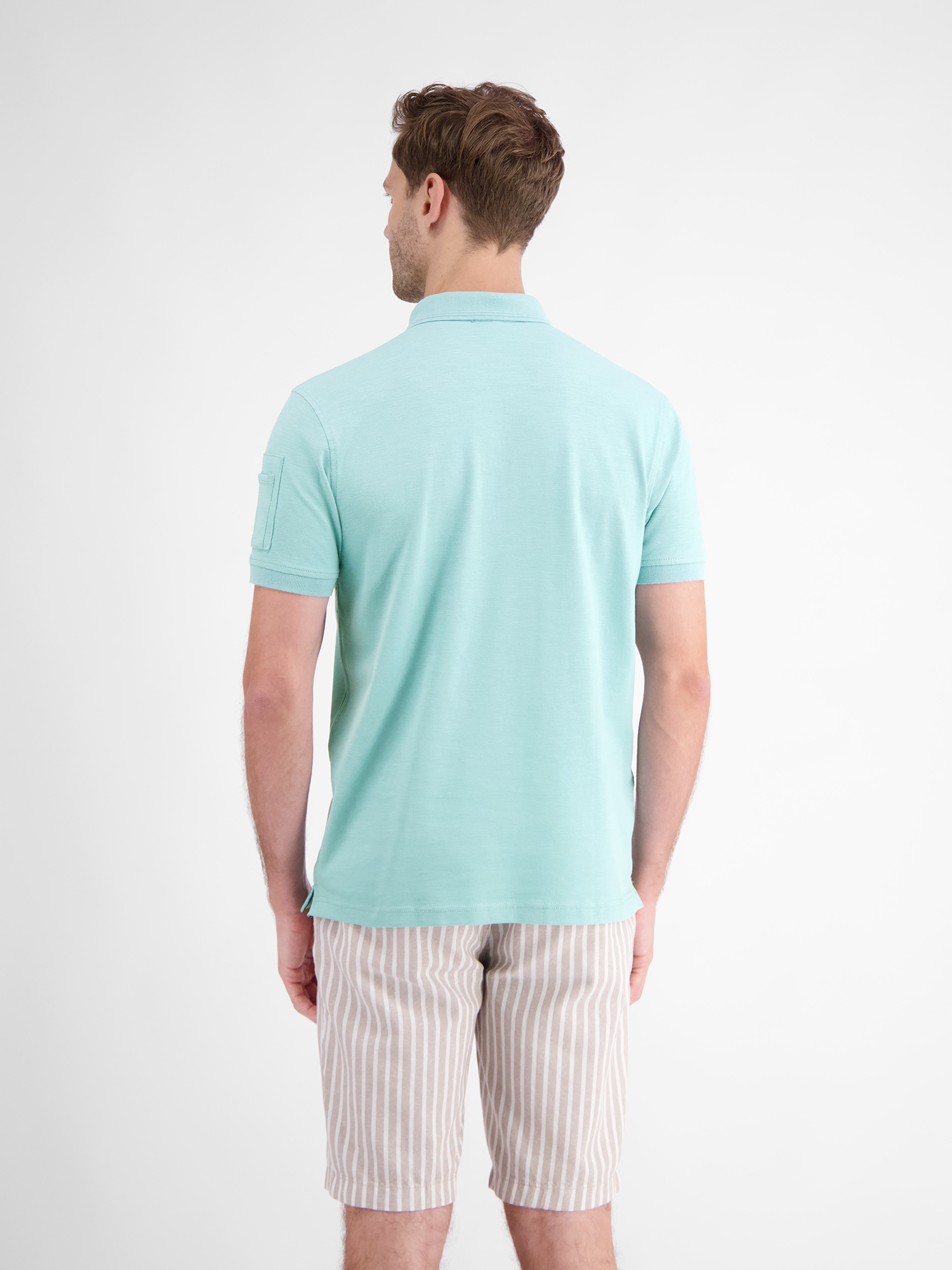 LERROS Poloshirt »LERROS Unifarbenes Poloshirt«
