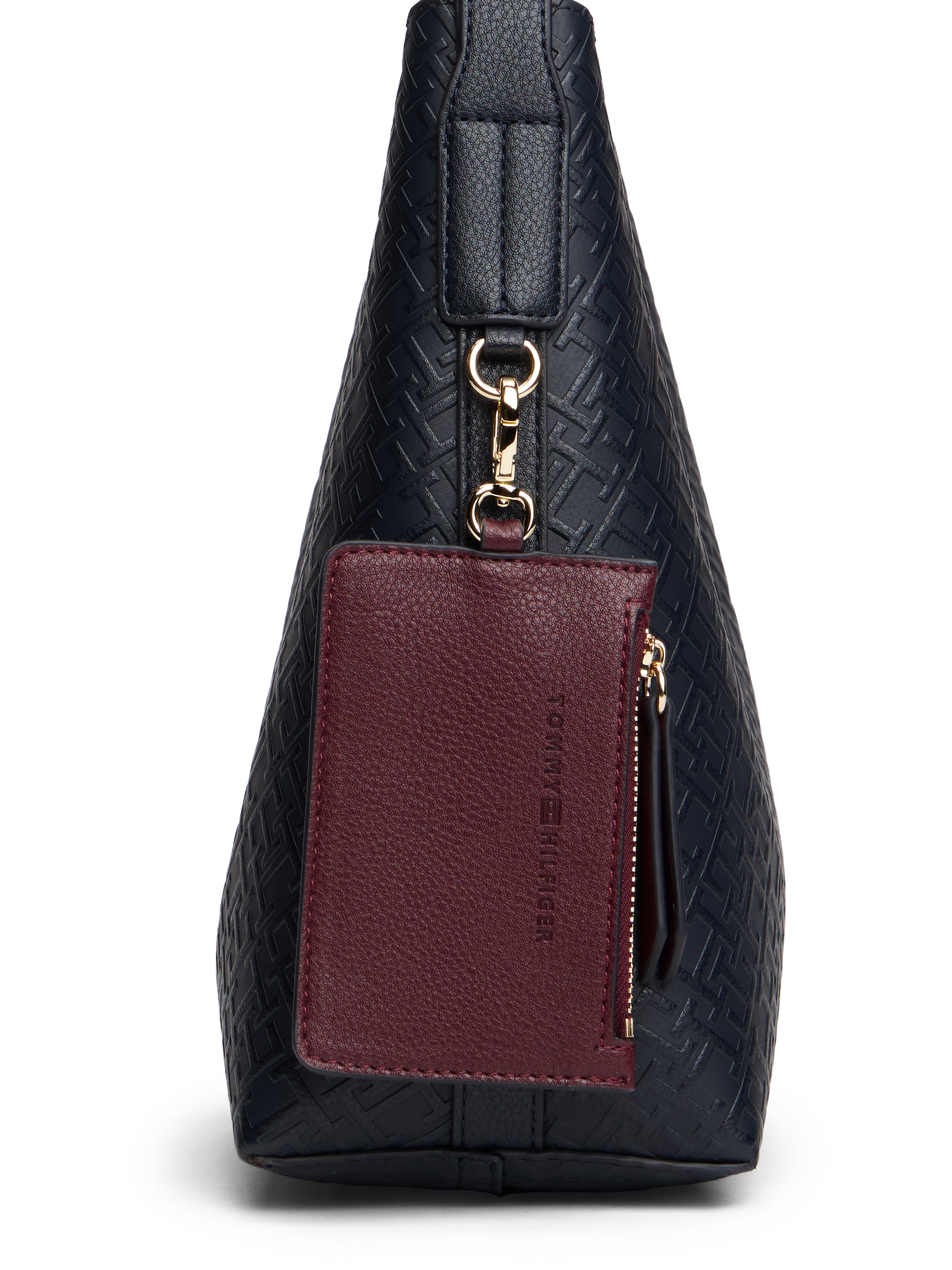 Tommy Hilfiger Schultertasche »TH ICON SHOULDER BAG MONO« , Damen Tragetasche, Shopper mit TH-Label