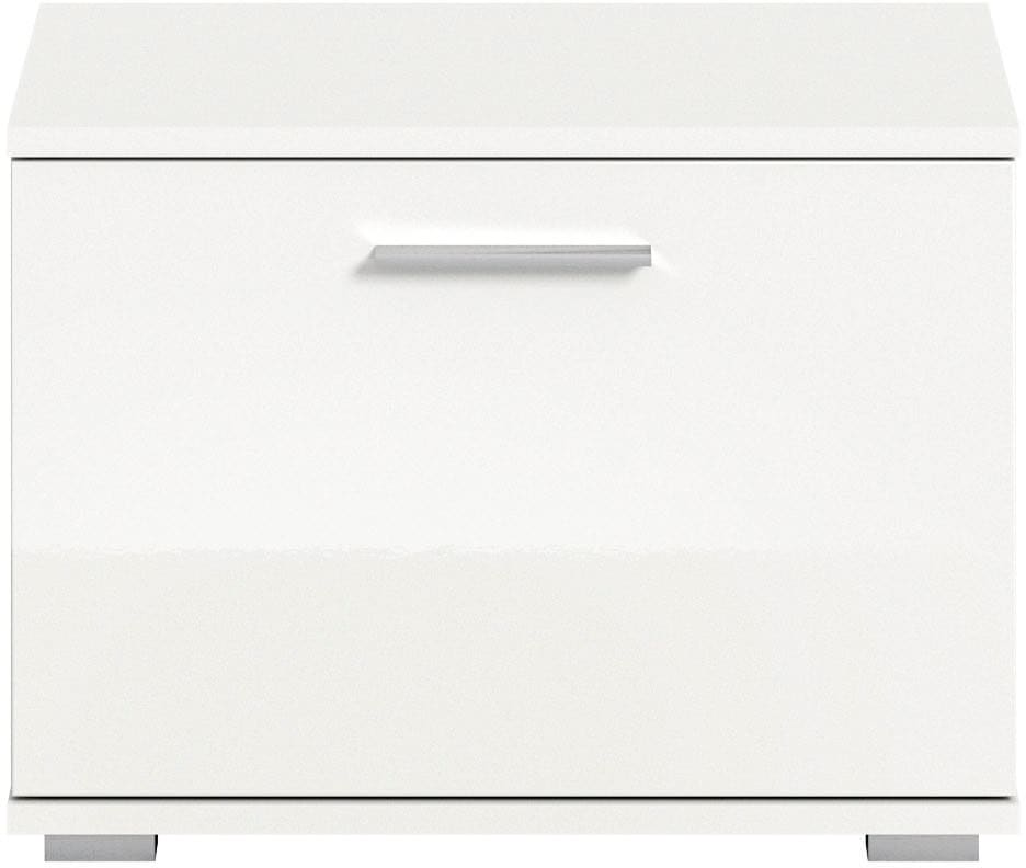 INOSIGN Sitzbank »Valge, Breite 55cm, 1 Klappe, 1 Einlegeboden, 2 Fächer«, Bank, Schuhbank, Garderobenbank, Dielenbank, Flurbank, Ablagebank
