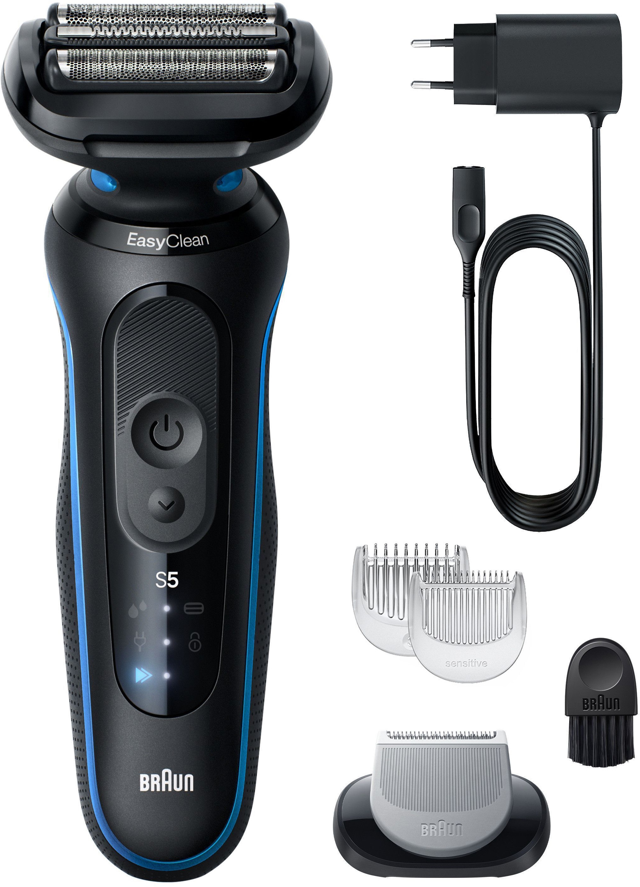 Braun Elektrorasierer »Series 5 52-B1600s« 1 Stk. Aufsätze 100% wasserdicht, Körperpflege-Aufsatz, Bis zu 50 Min, Made in Germany
