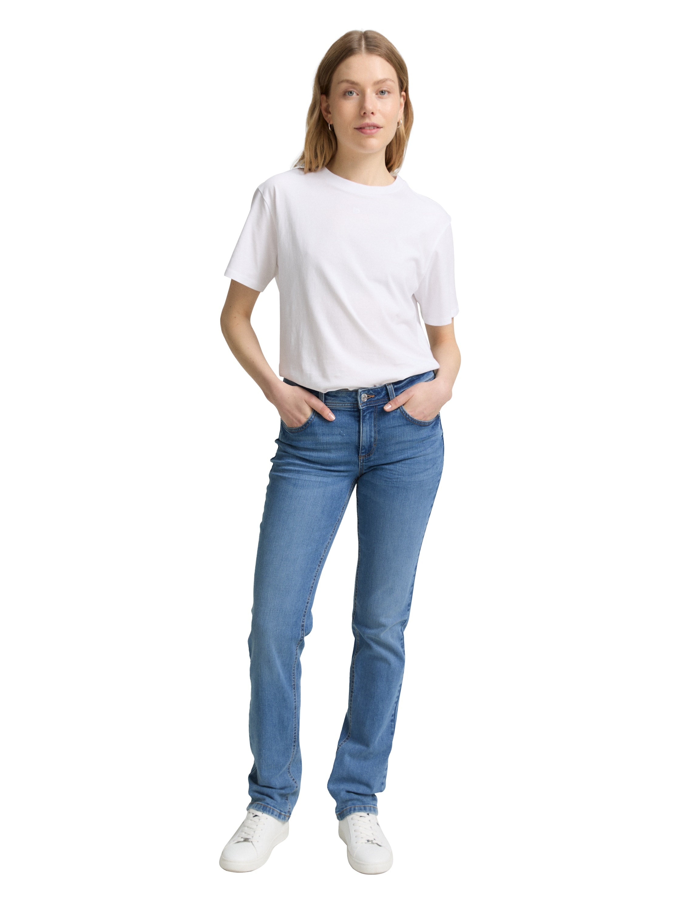 TOM TAILOR Straight-Jeans »Alexa Straight« in 5-Pocket-Form
