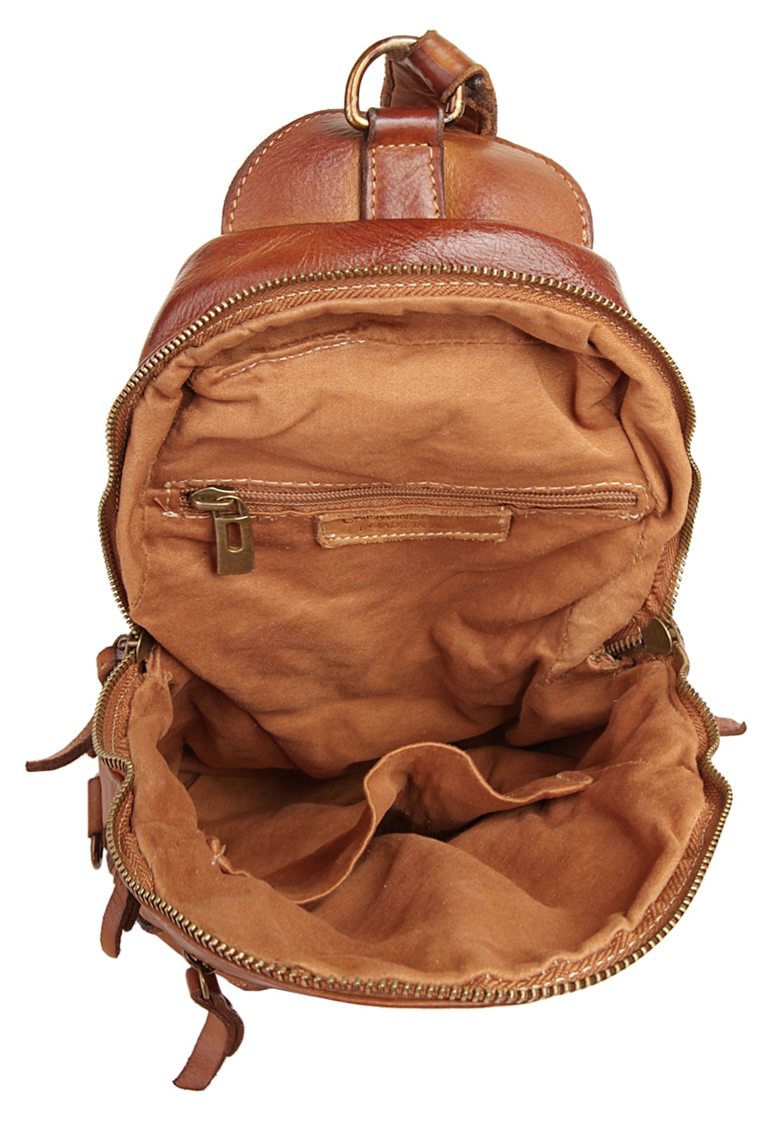 X-Zone Umhängetasche echt Leder, Made in Italy