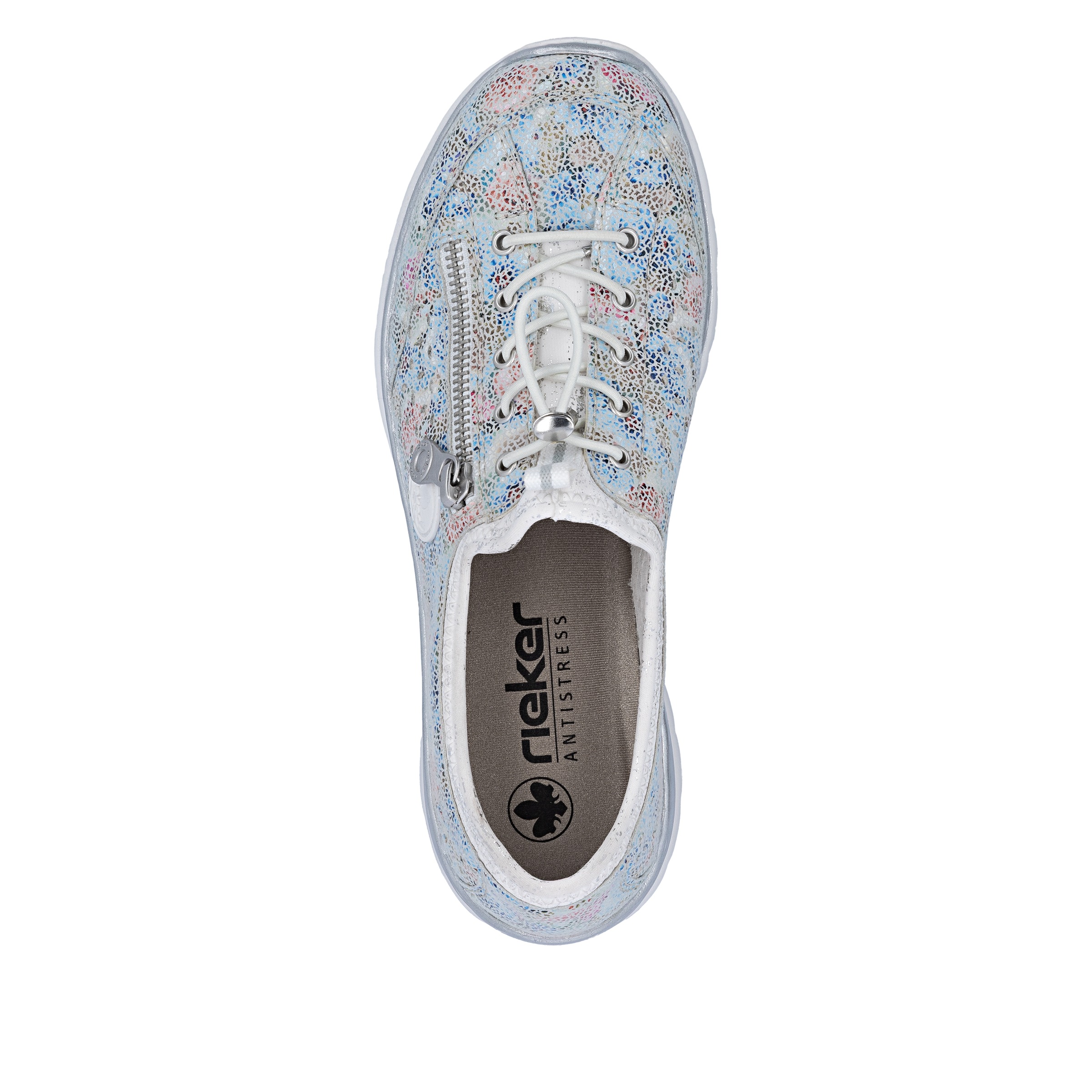 Rieker Slip-On Sneaker  Schlupfschuh, Freizeitsneaker, Halbschuh mit MemoSoft-Ausstattung