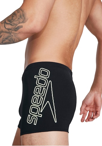 Speedo Boxer-Badehose, mit schrägem Logo an der Seite kaufen