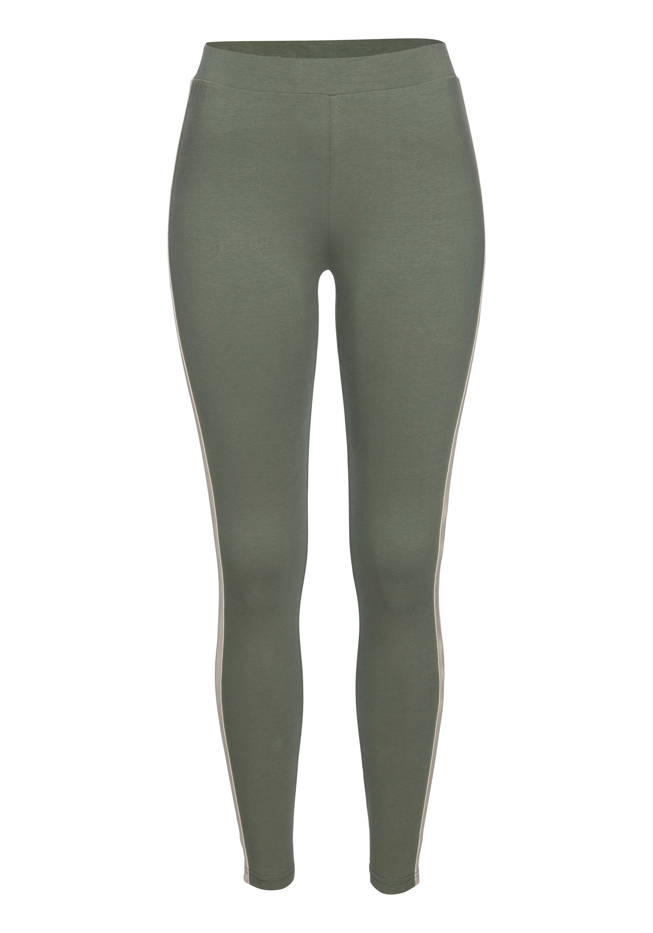 H.I.S Leggings, mit schmalen Seitenstreifen