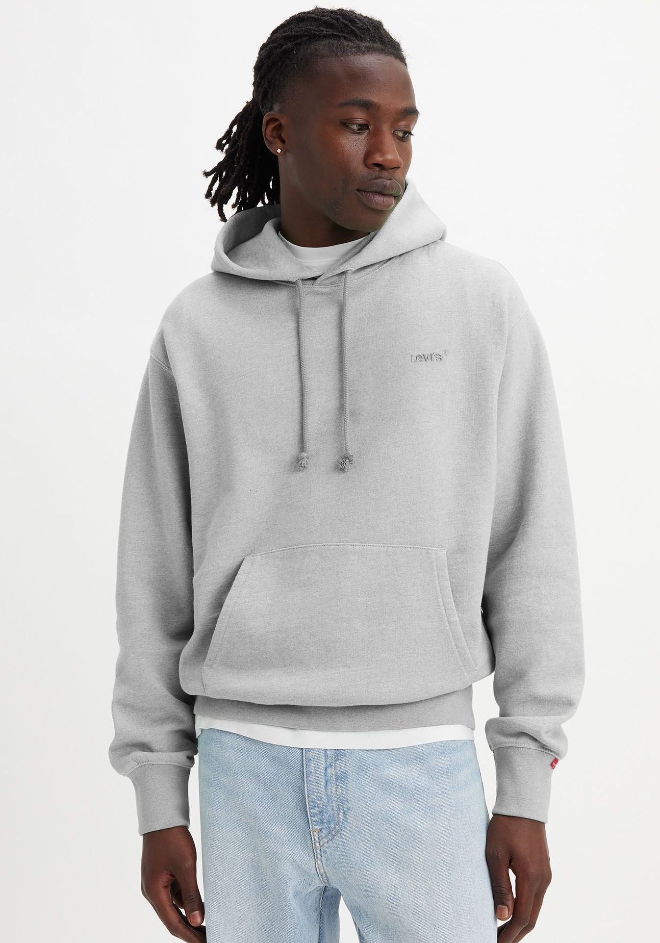 Levi's® Hoodie »THE AUTHENTIC HOODIE«, mit kleiner Ton-in-Ton Logostickerei auf der Brust