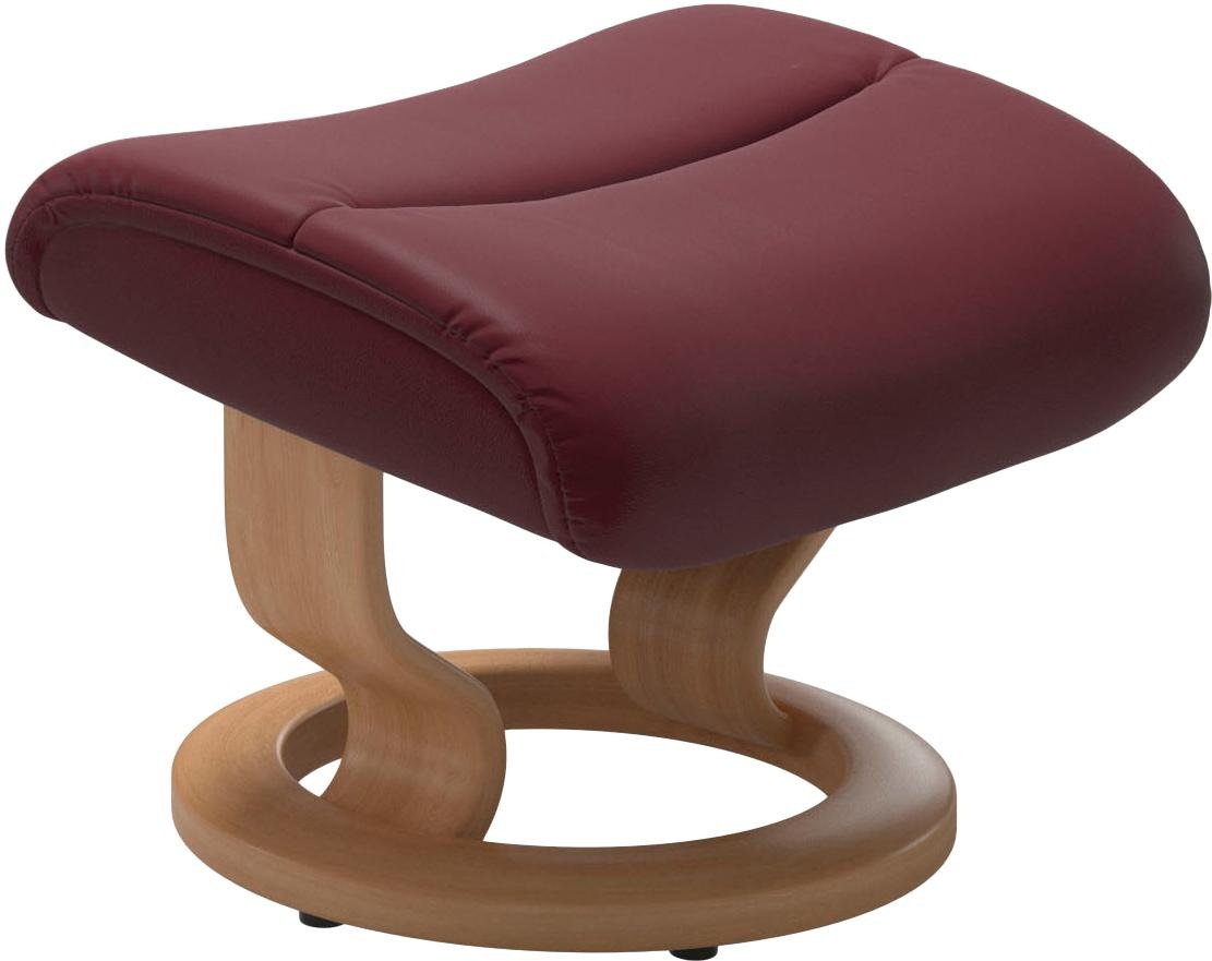 Stressless® Relaxsessel »View«, (Set, Relaxsessel mit Hocker), mit Classic Base, Größe M,Gestell Eiche