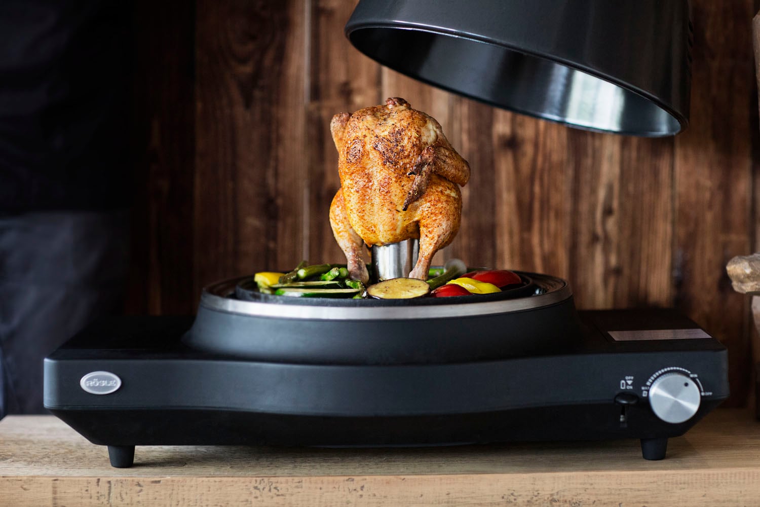 RÖSLE Hähnchenbräter »25078« Edelstahl für Grill und Backofen, spülmaschinengeeignet