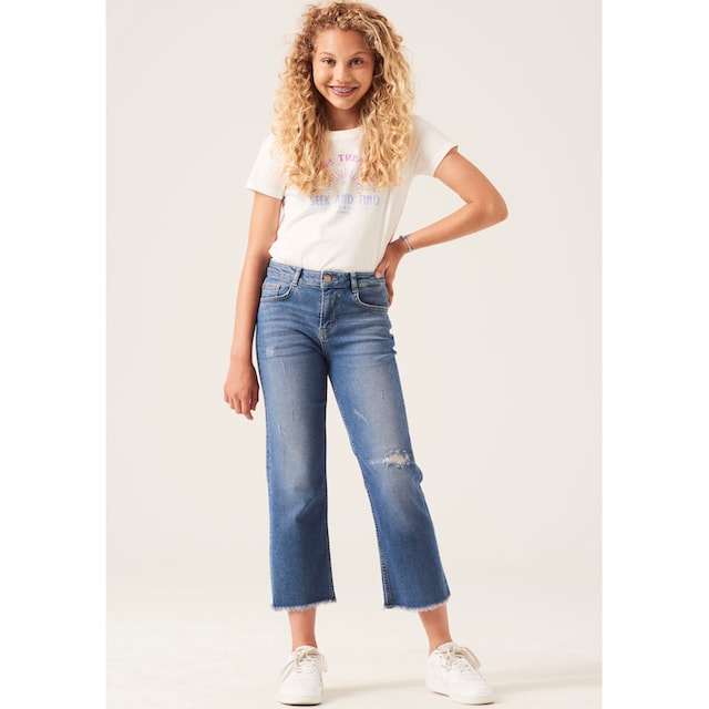Garcia Weite Jeans »Mylah«, mit Destroyed-Effekten online kaufen - OTTO