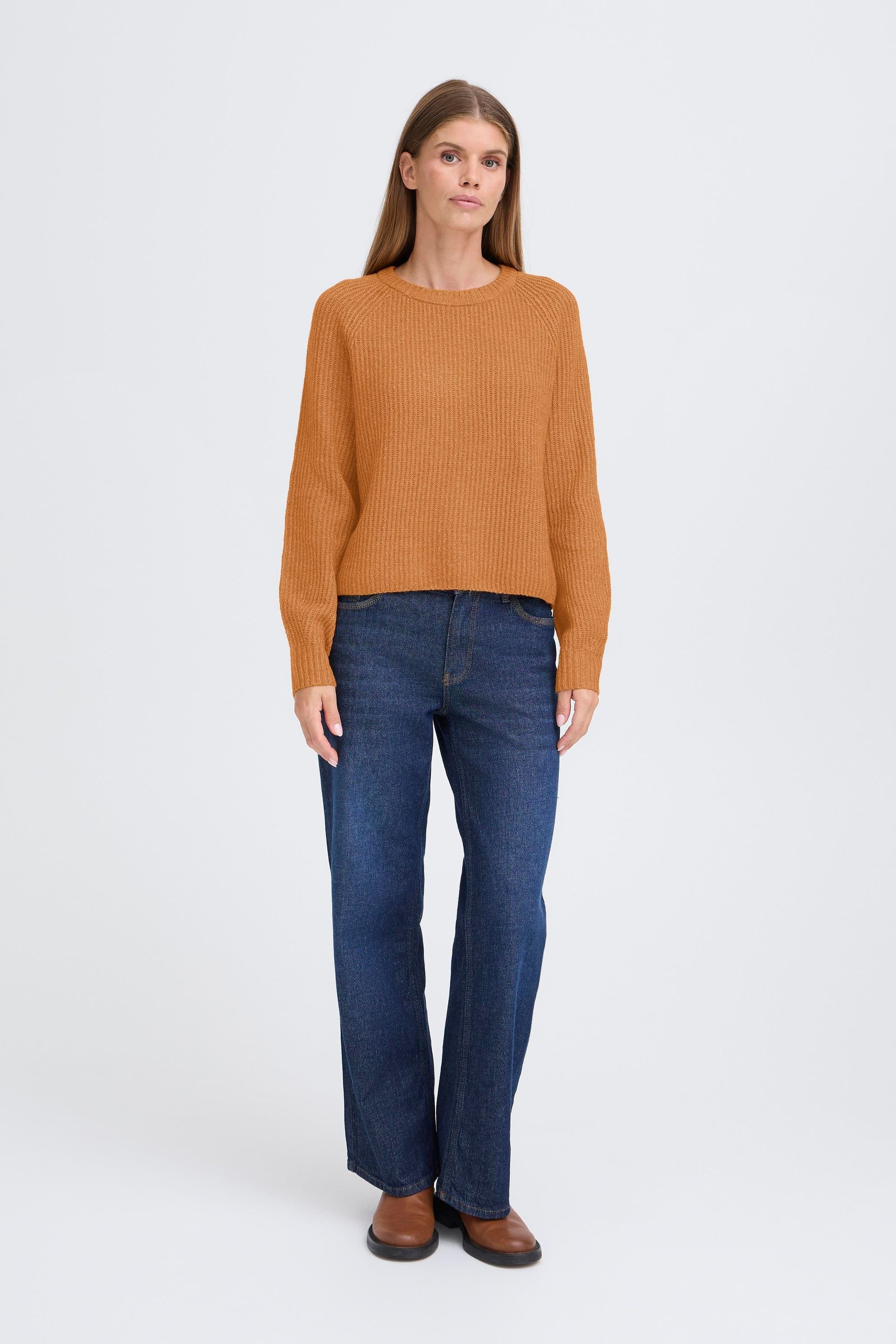 OXMO Strickfleece-Pullover »Strickpullover OXIFANSI«