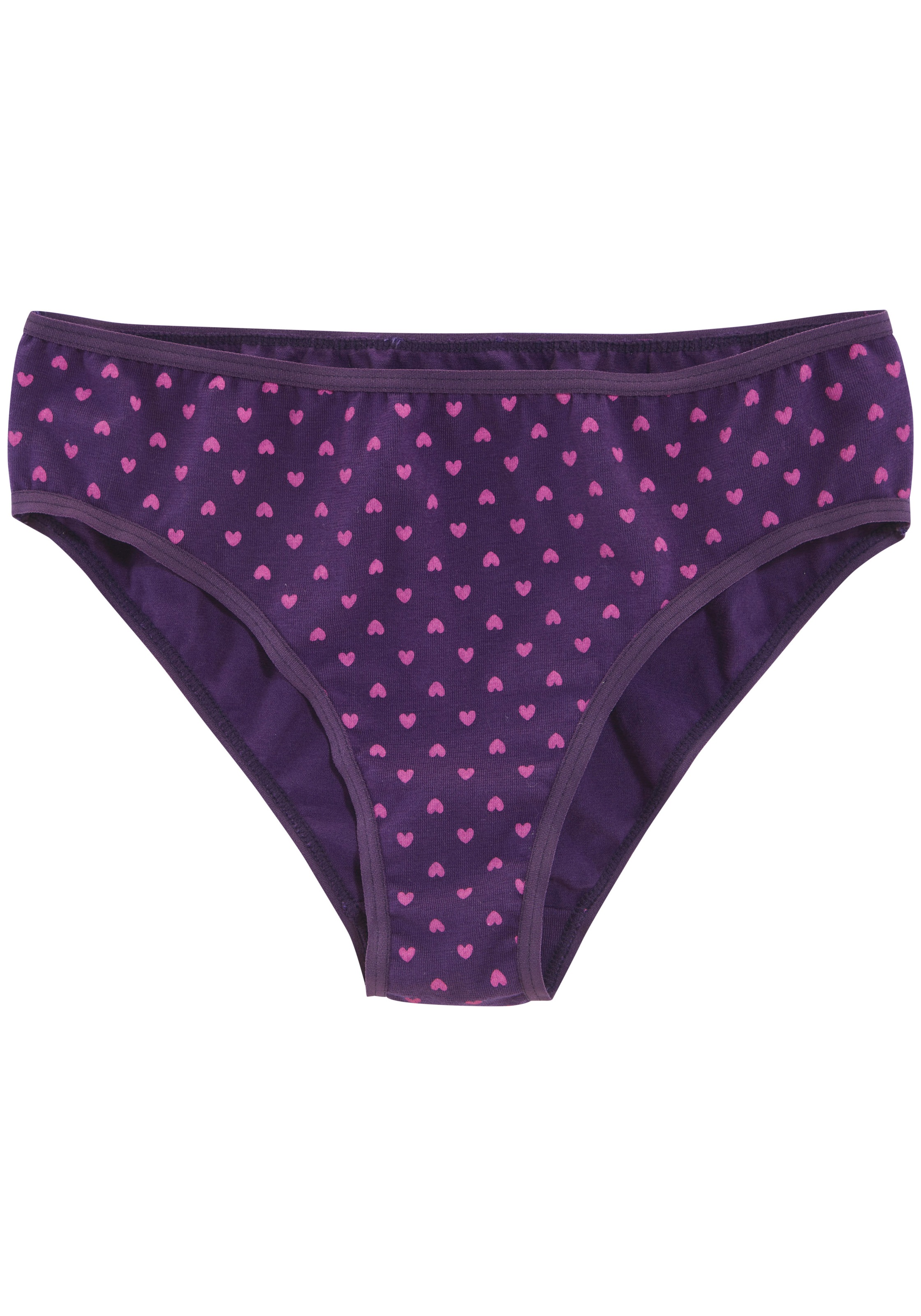 petite fleur Bikinislip Packung, 8 Stk. mit Sternen-Print und unifarben