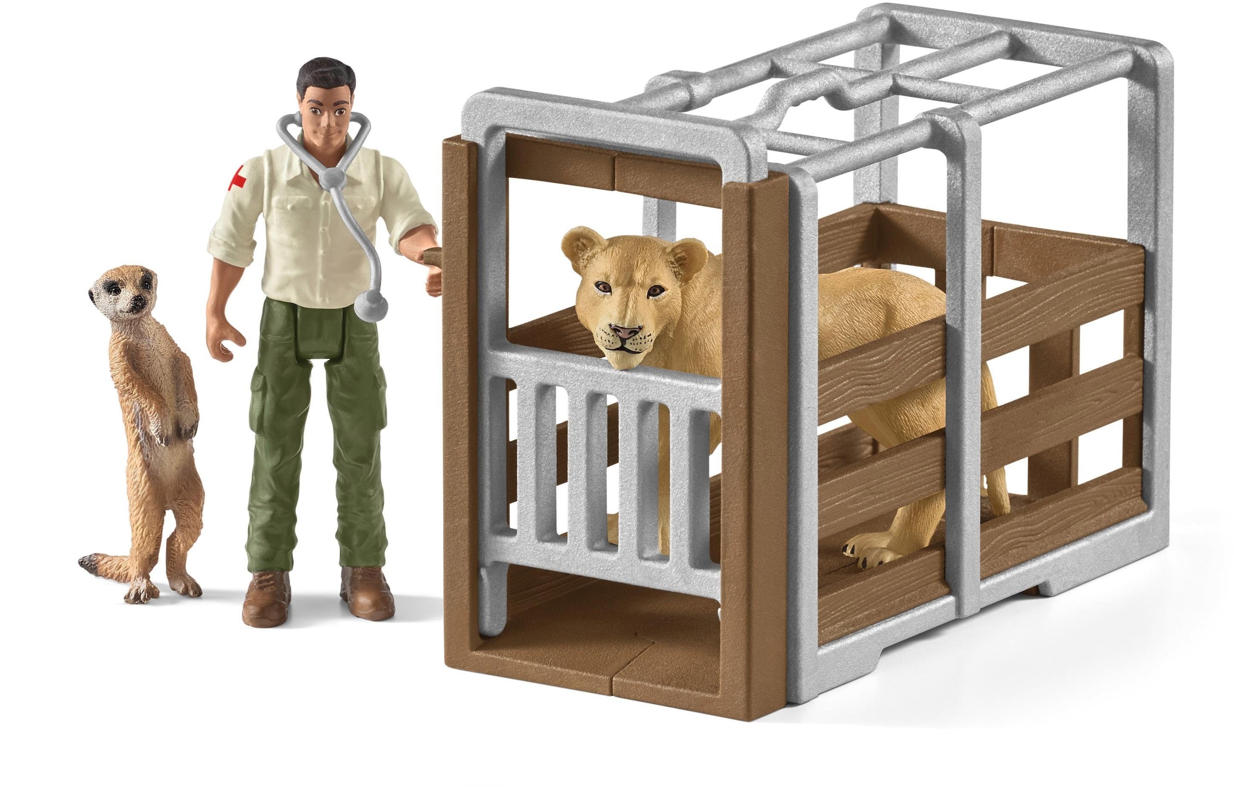 Schleich® Spielwelt »WILD LIFE, Großer Truck Tierrettung (42475)«, (Set), Made in Europe