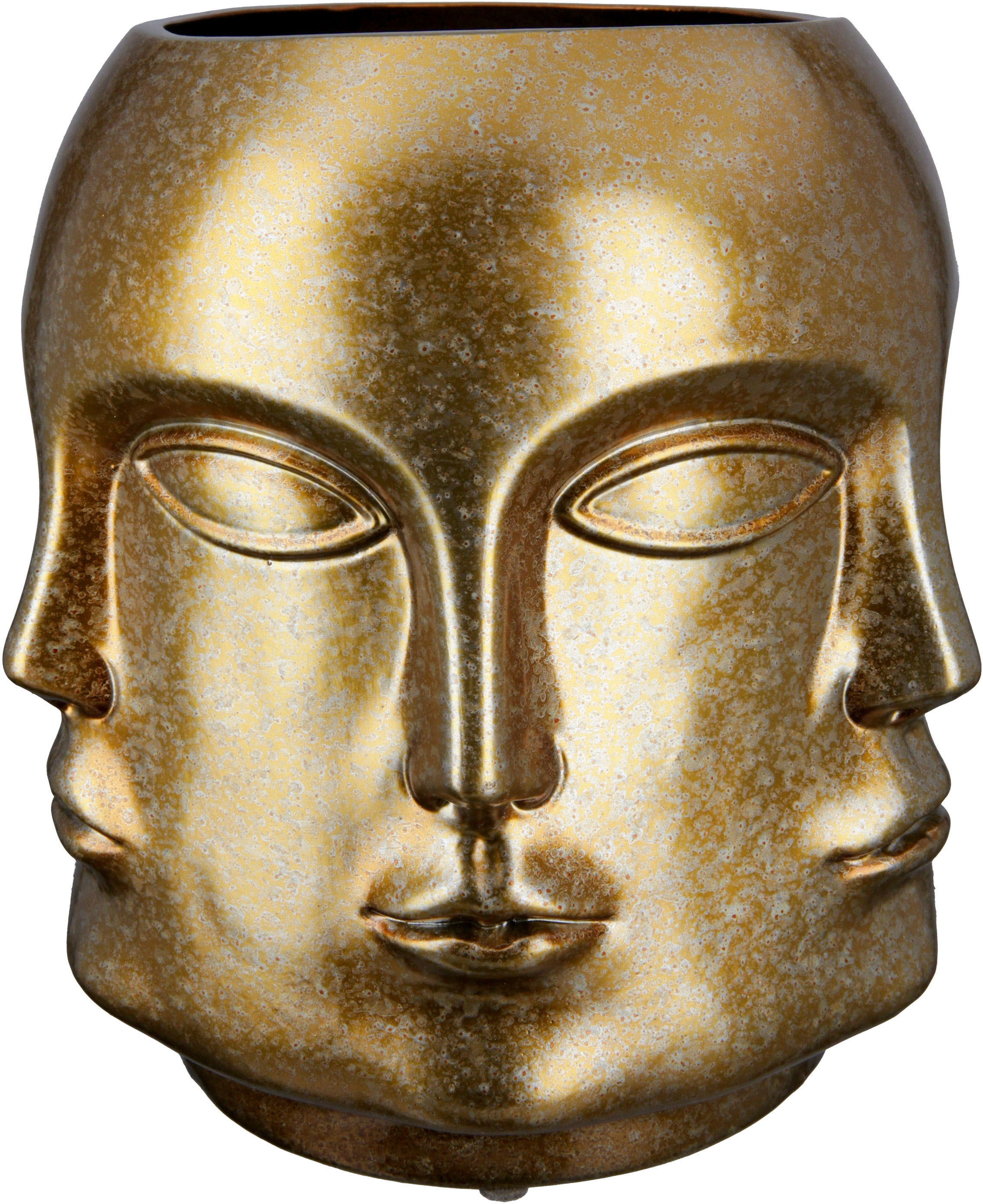 Tischvase »Crado - Gesicht, Höhe ca. 23 cm«, (1 St.), dekorative Vase aus Keramik,...