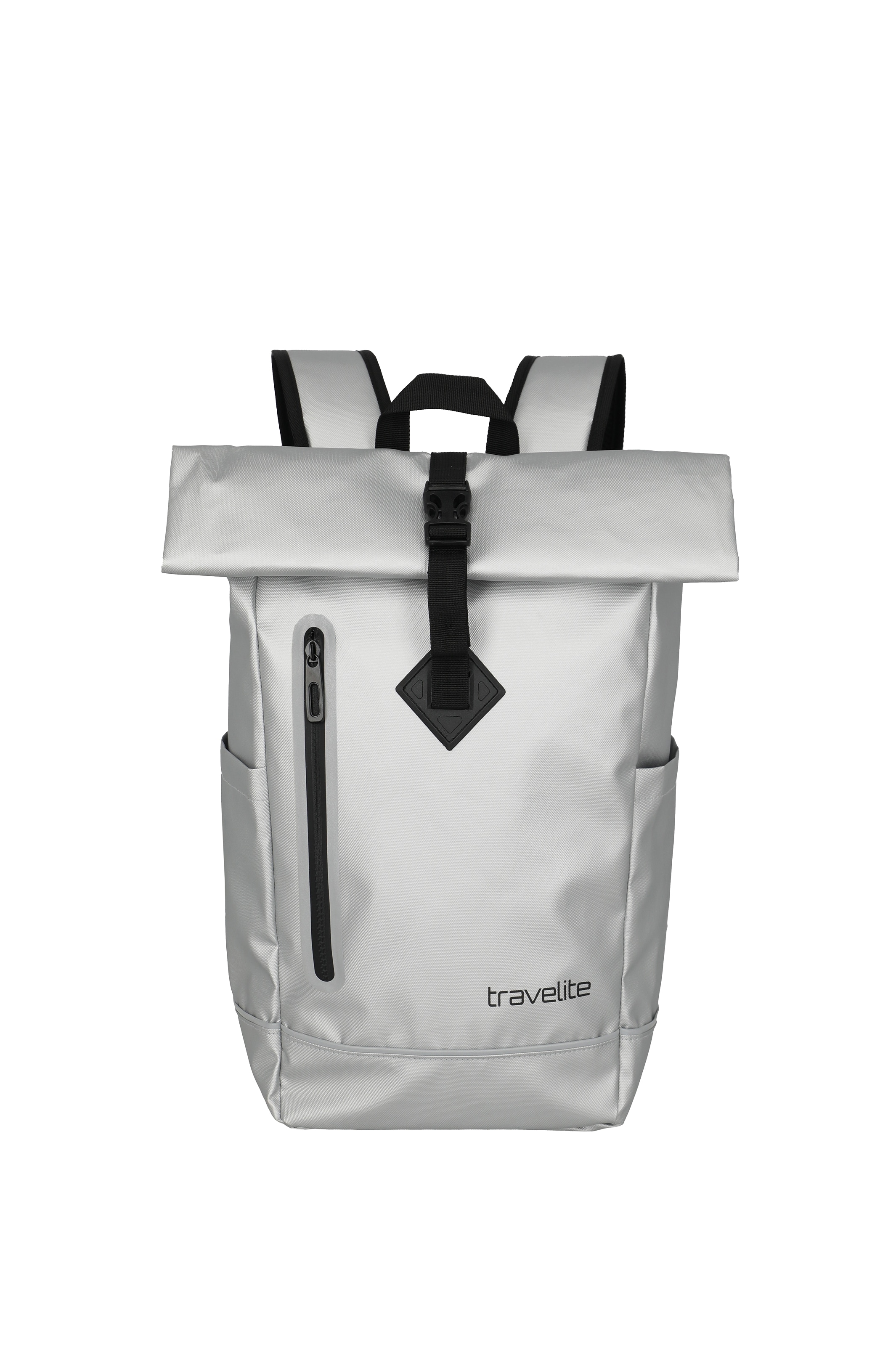 travelite Freizeitrucksack »BASICS Roll-Up Rucksack aus Plane« mit variablem Roll-Up-Verschluss