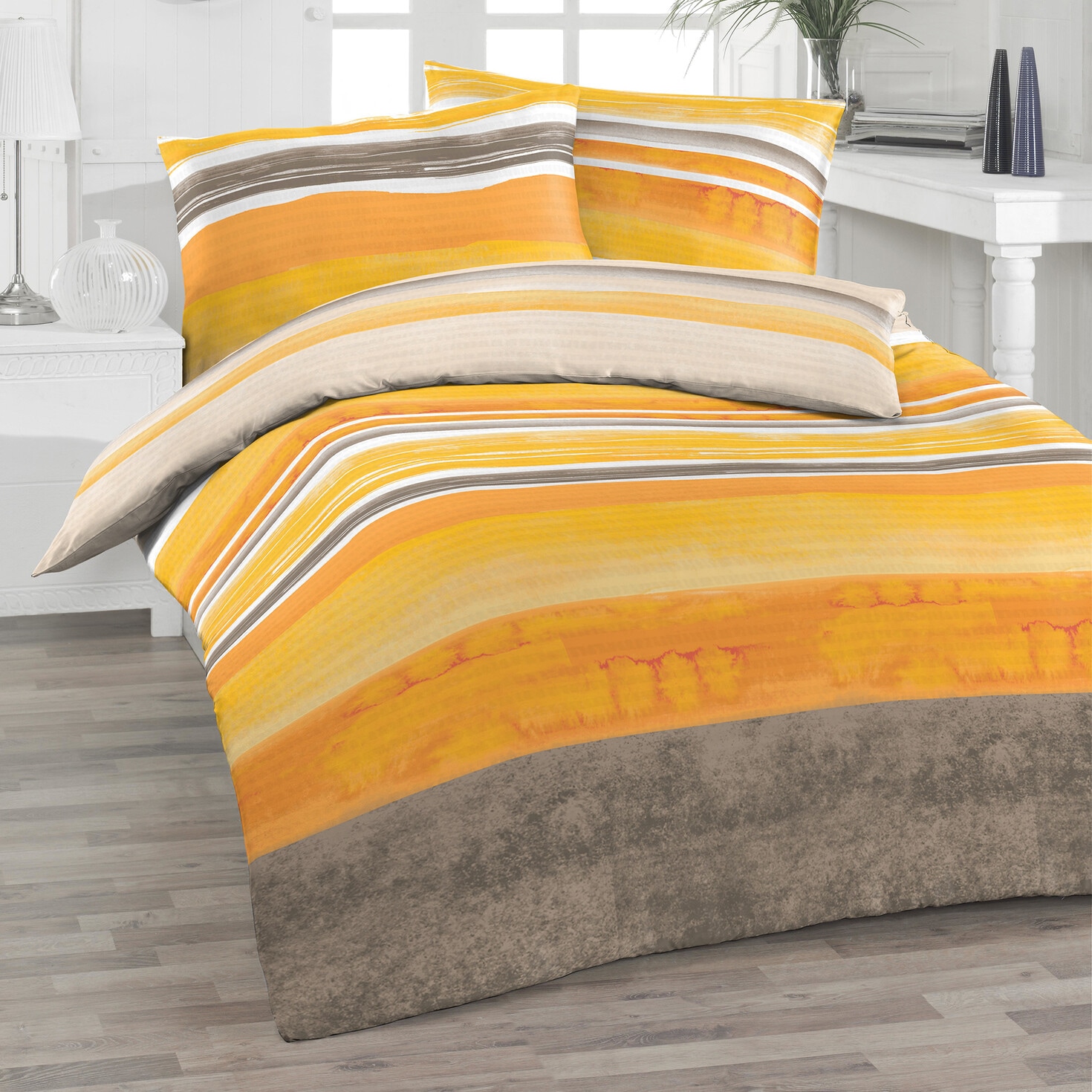 Florella Kinderbettwäsche »Ursa, Soft-Touch Seersucker«, aus 50% Viskose (Bambus), 50% Baumwolle