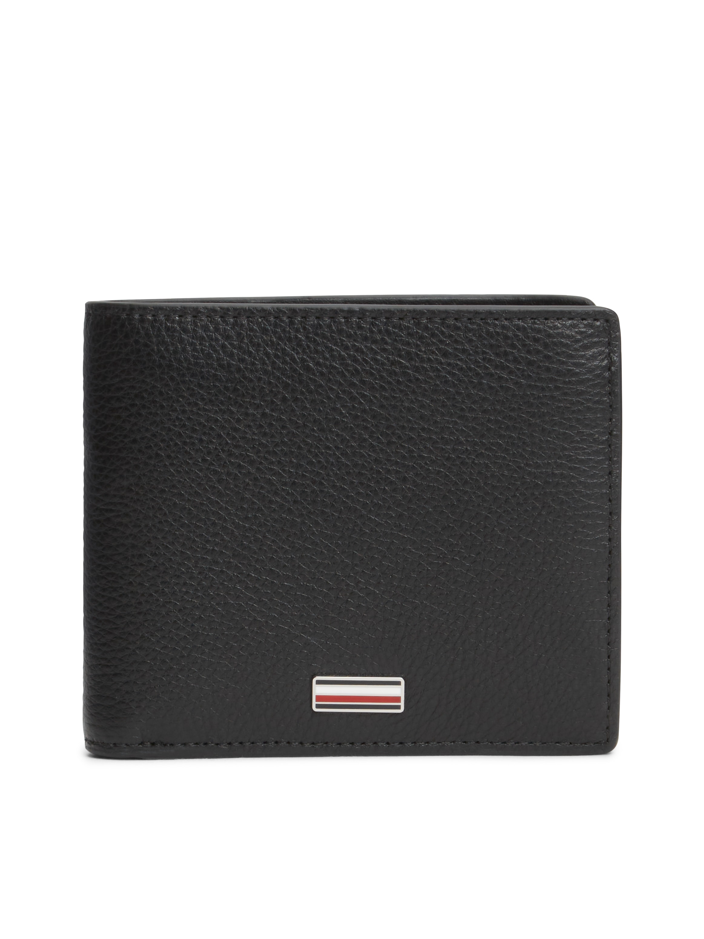 Tommy Hilfiger Geldbörse »TH CENTRAL CC FLAP AND COIN« Unisex Portmonnaie, Geldbeutel mit Kontraststreifen innen