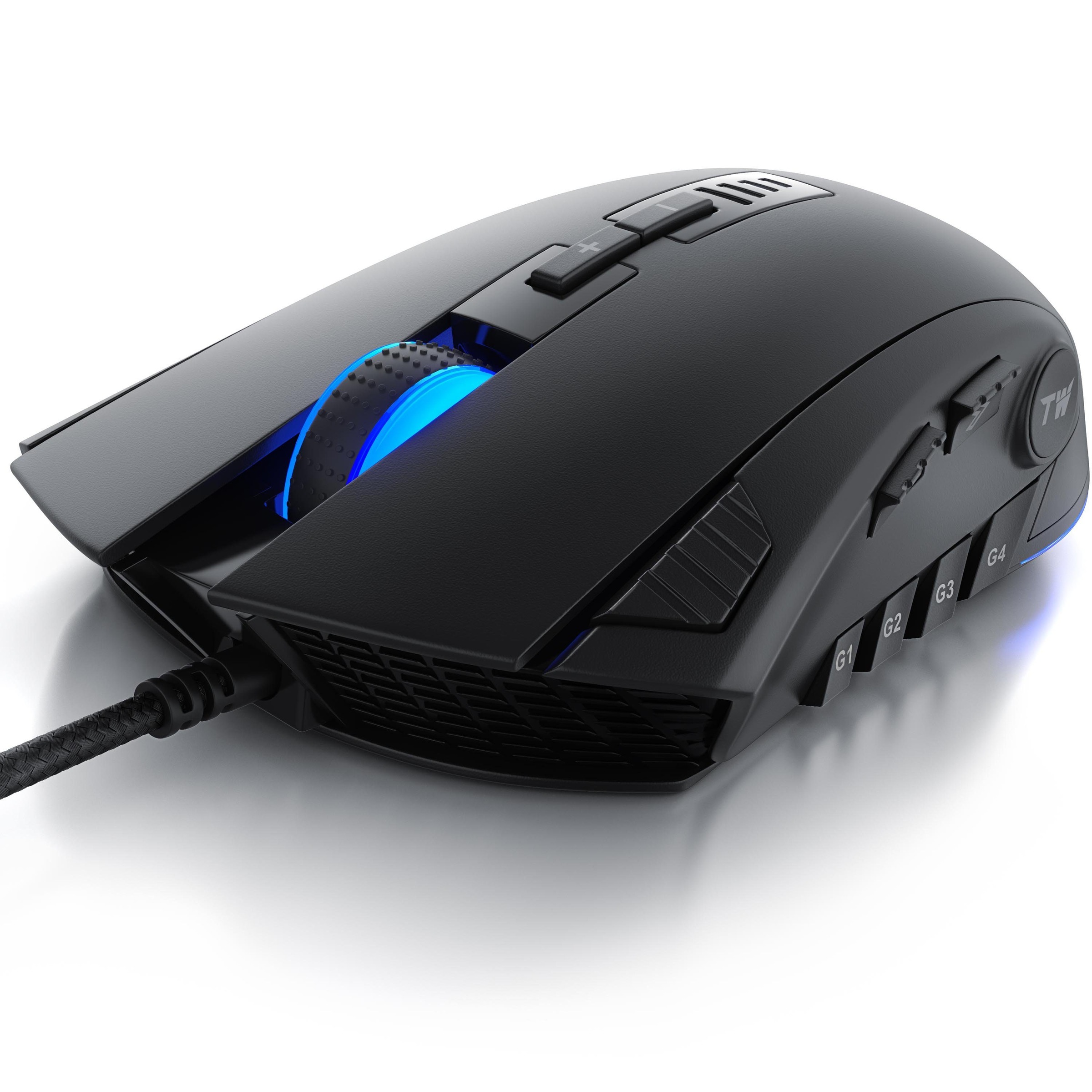 Titanwolf Gaming Maus mit 24000 dpi & Gewichtstuning