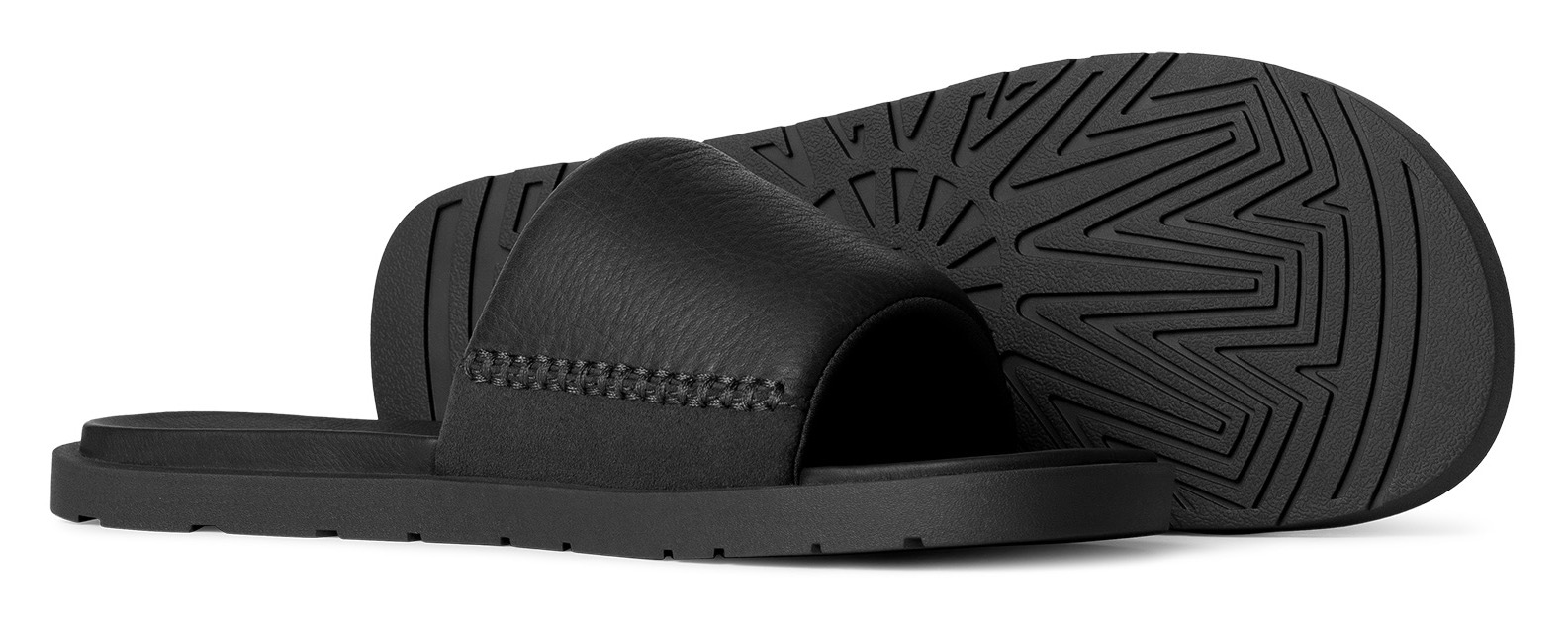 UGG Badepantolette »SEASIDE II SLIDE«  Strandschuh, Sandale mit seitlicher Ziersteppung