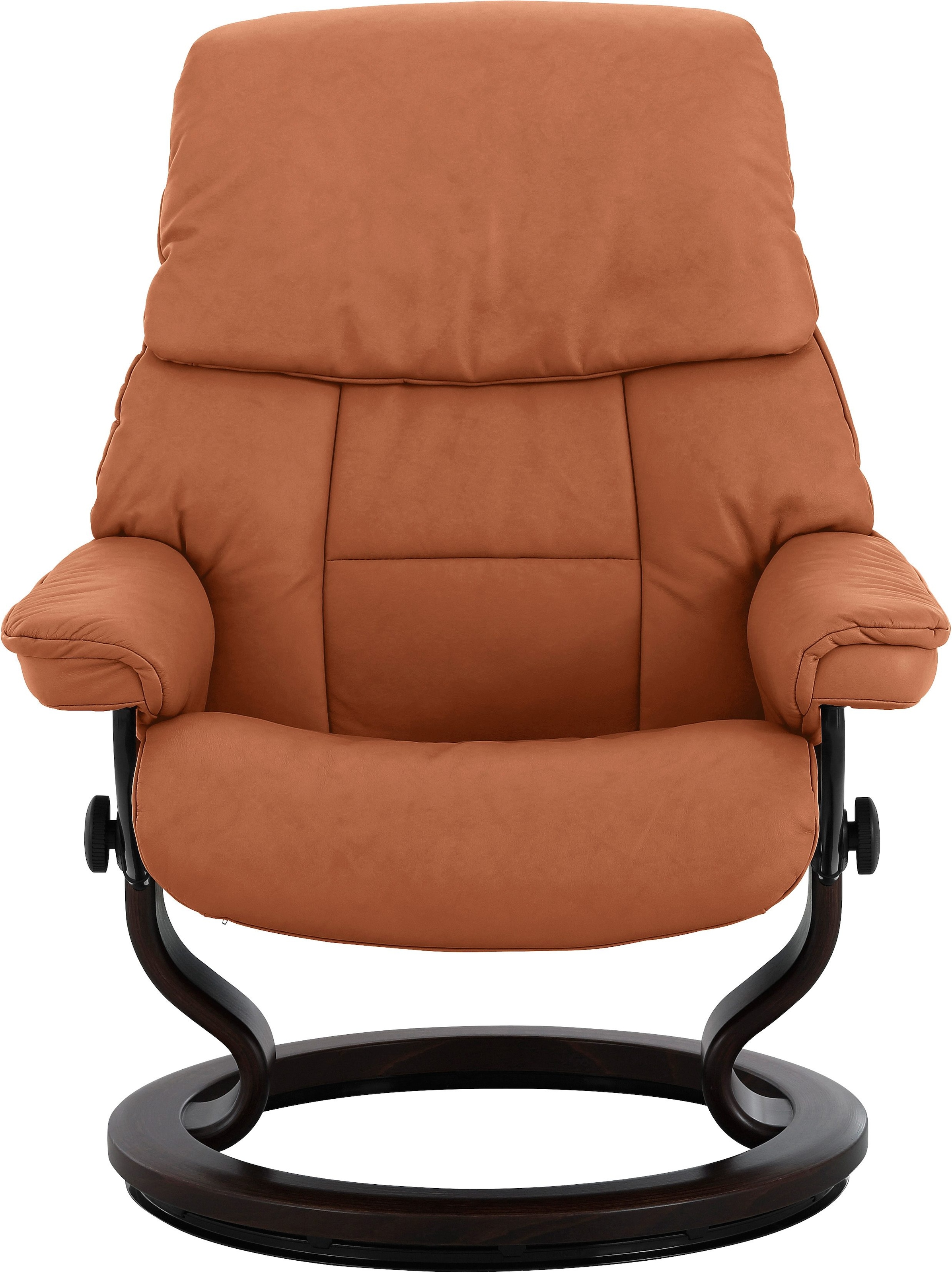 Stressless® Relaxsessel »Ruby« Set, Relaxsessel mit Hocker,  mit Classic Base, Größe L, Gestell Eiche, Wenge, Braun & Schwarz
