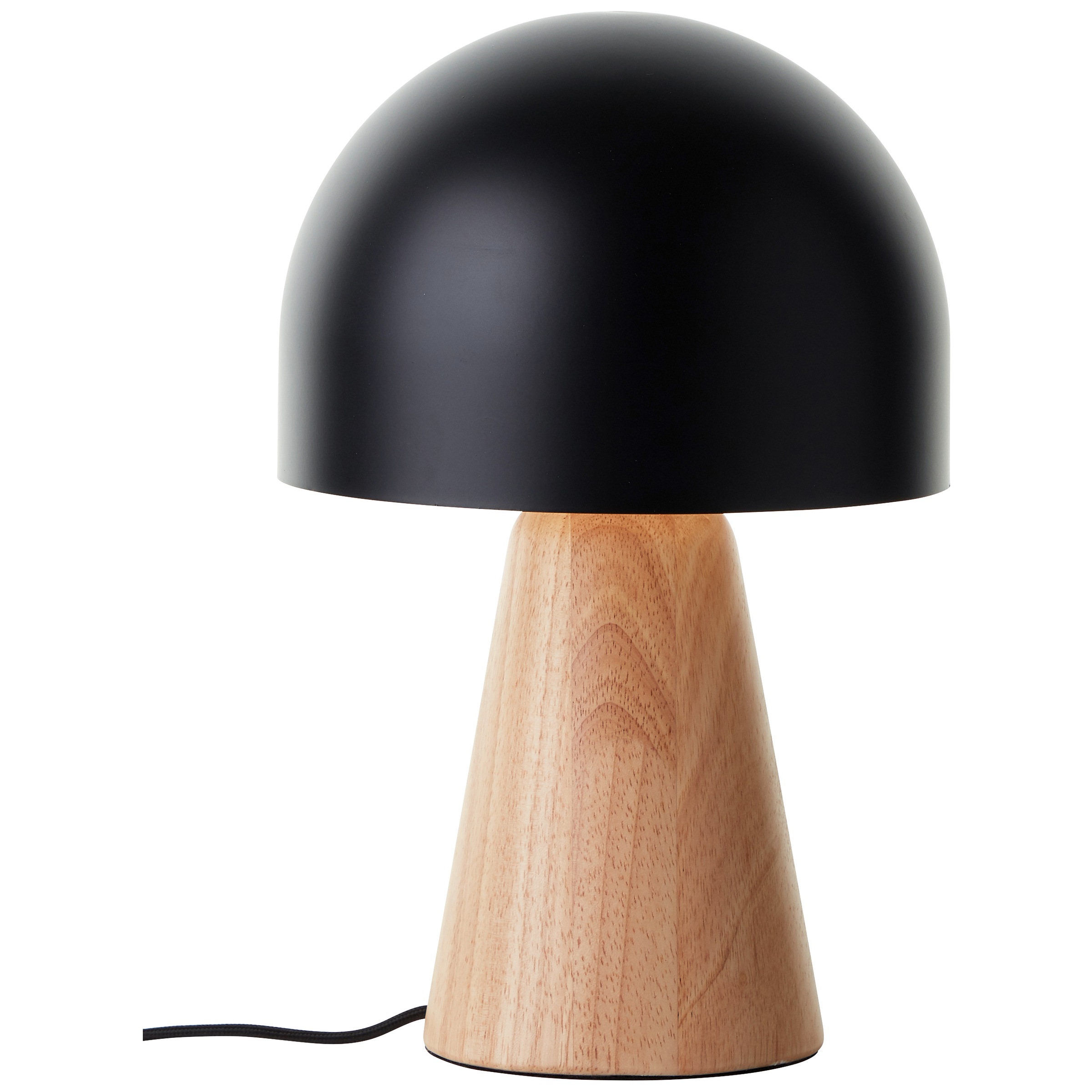 Brilliant Tischleuchte »Nalam«, 1 flammig, Leuchtmittel E14 | ohne Leuchtmittel, Pilz-Tischleuchte, 31 cm Höhe, Ø 20cm, E14, Holz/Metall