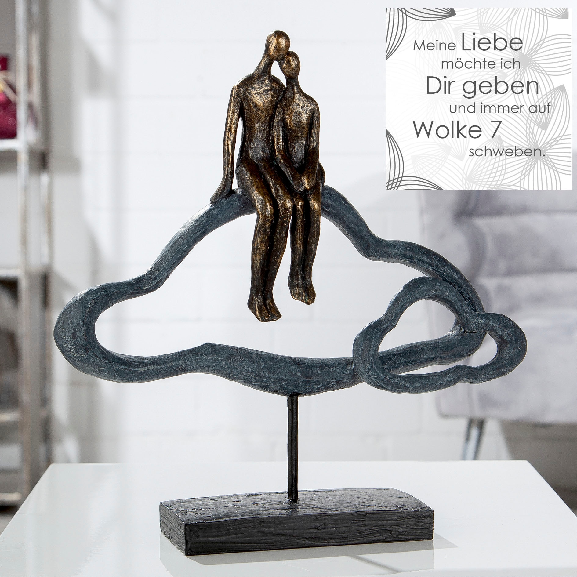 Gilde Dekofigur bronzefarben/grau«, im »Skulptur grau (1 by Shop St.), Online OTTO Lovecloud, Casablanca