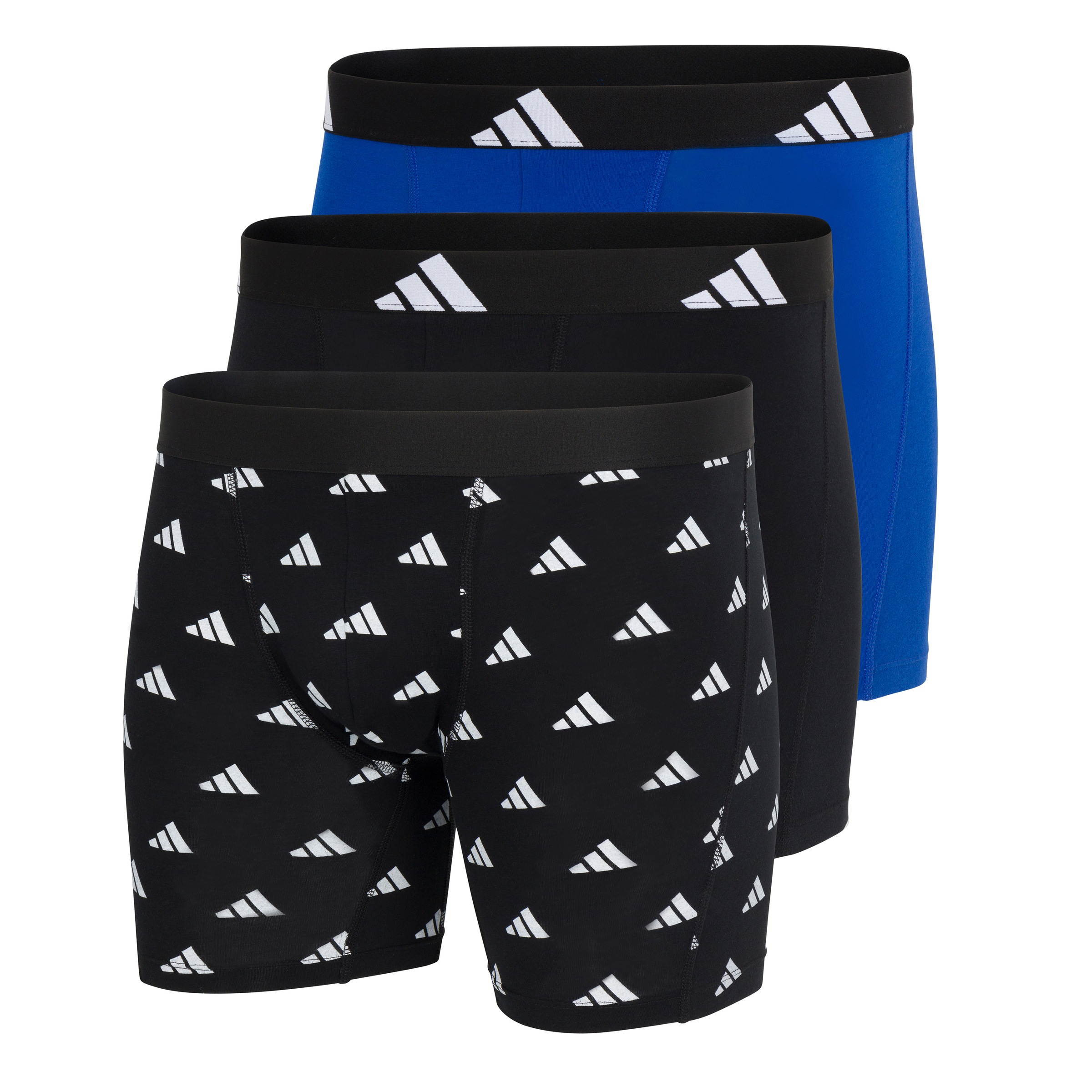 adidas Sportswear Boxer »Active Flex Cotton« 3er Pack,  elastisch, Logo-Bund, sportlicher Look, ohne Eingriff