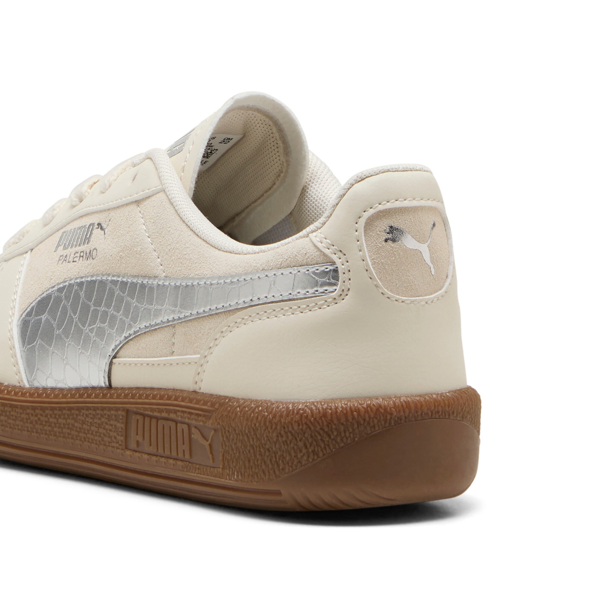 PUMA Sneaker »PALERMO METALLIC SAFARI JR«  mit Schnürung, atmungsaktives Textil-Innenmaterial