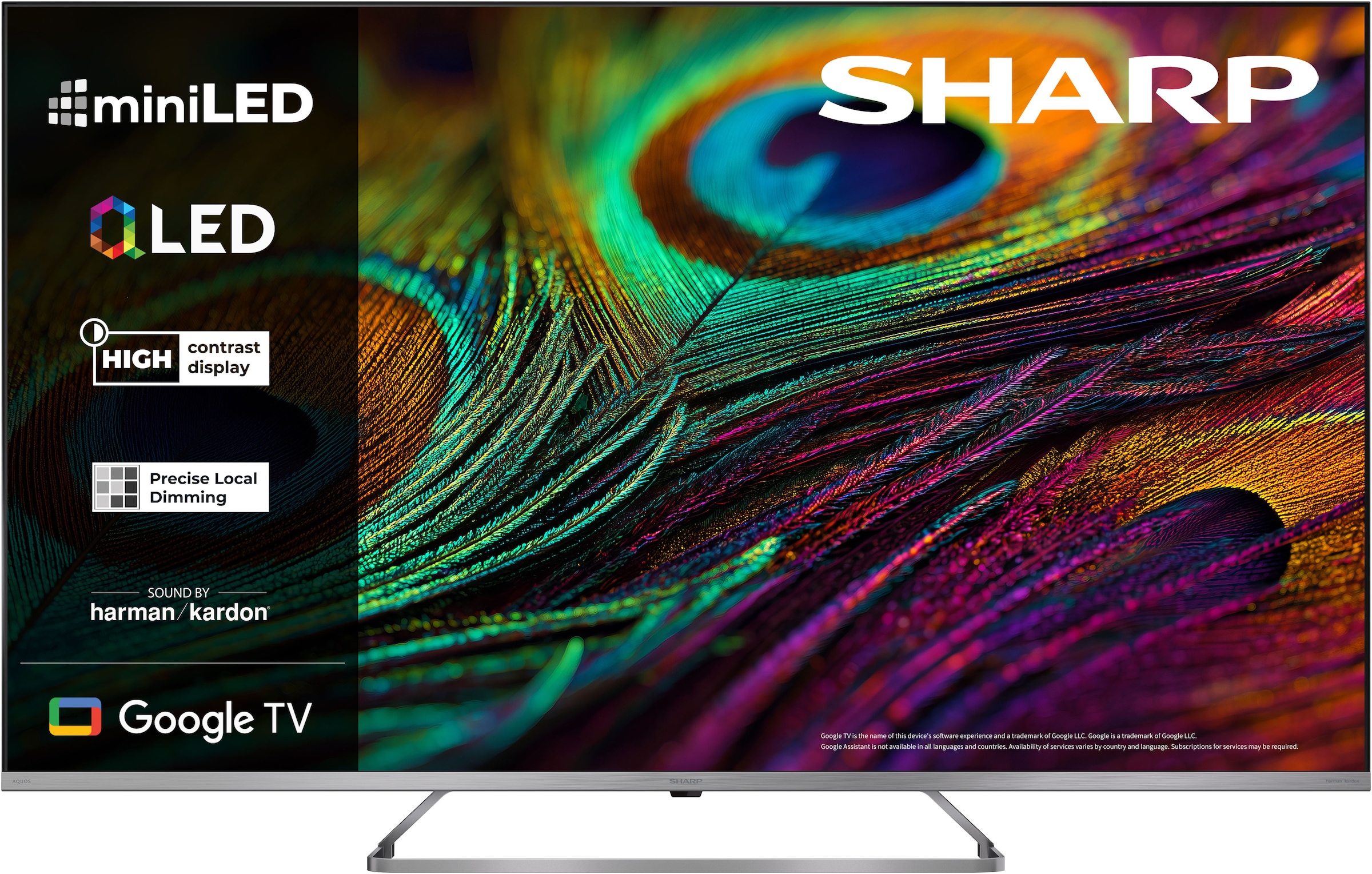 Sharp QLED Mini LED-Fernseher »4T-C50JPx« 126 cm/50 ″ Smart-TV