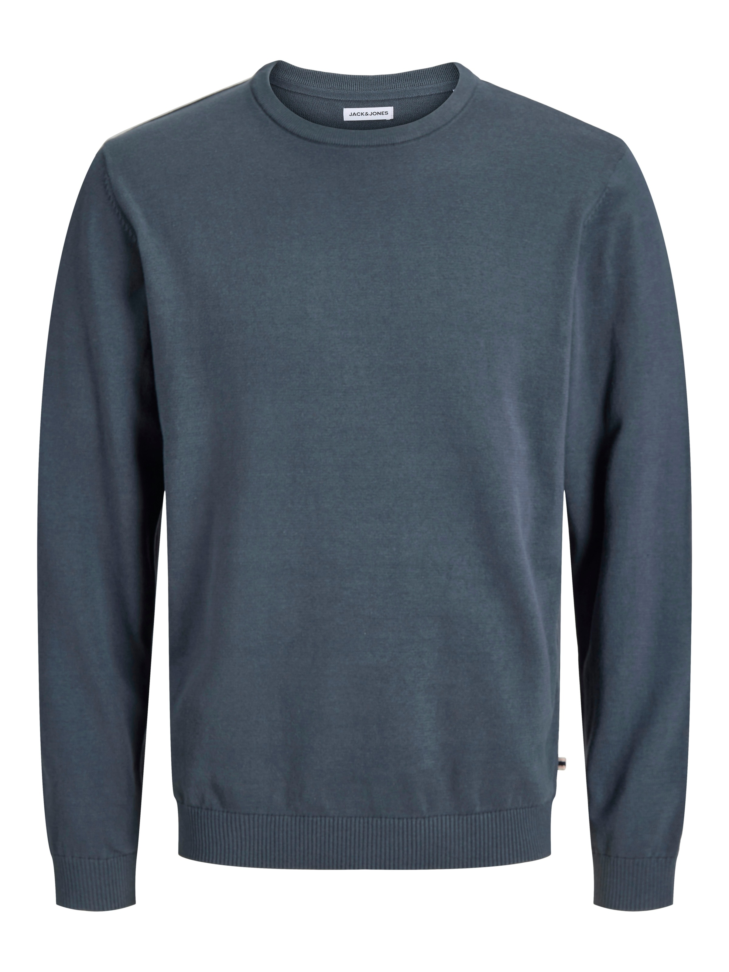 Jack & Jones Rundhalspullover »JJEBASIC KNIT CREW NECK NOOS« Baumwolle, regular fit