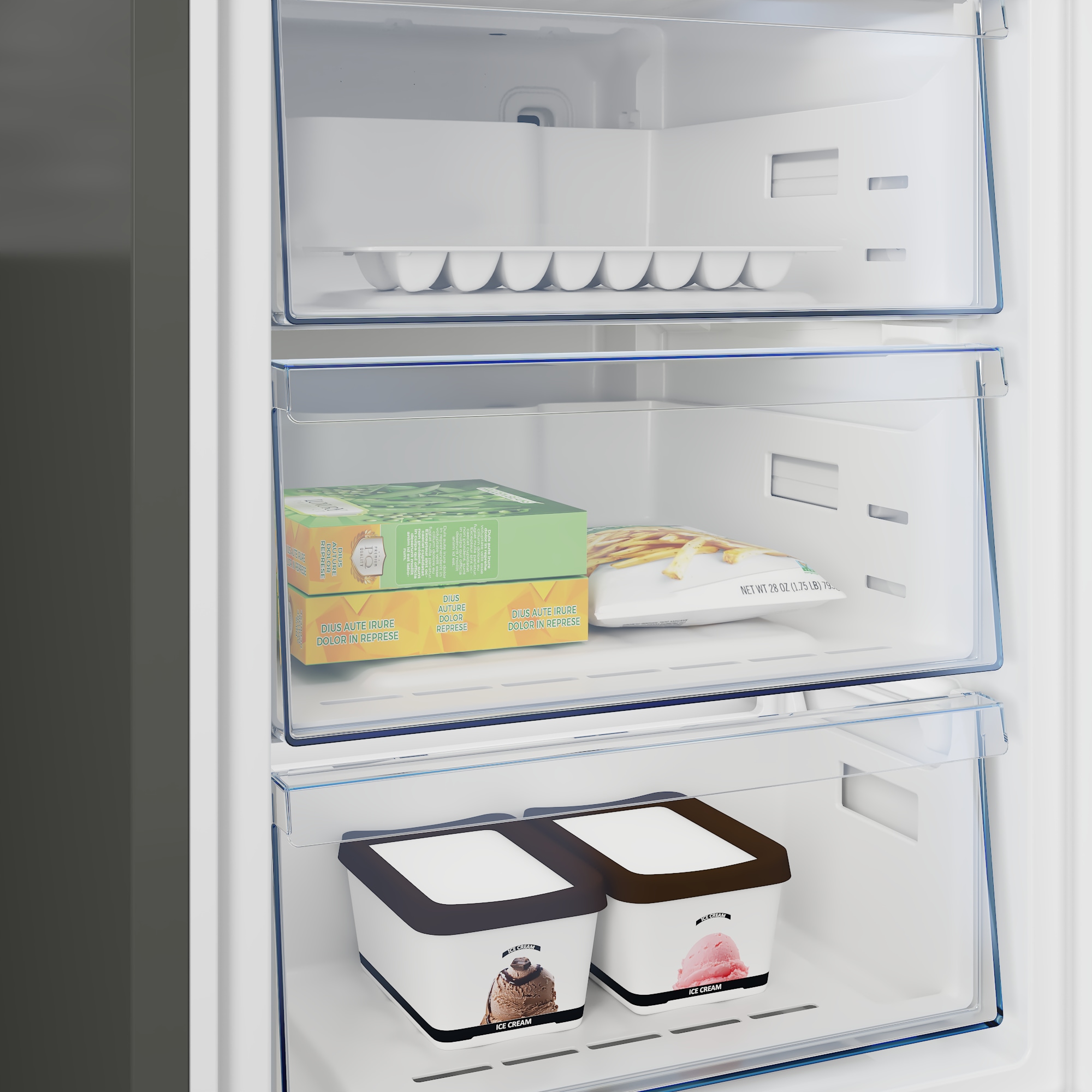 BEKO Kühl-/Gefrierkombination »B7RCNA377HXP« 186,5 cm hoch 59,5 cm breit Volle Kapazität – ohne Abtauen