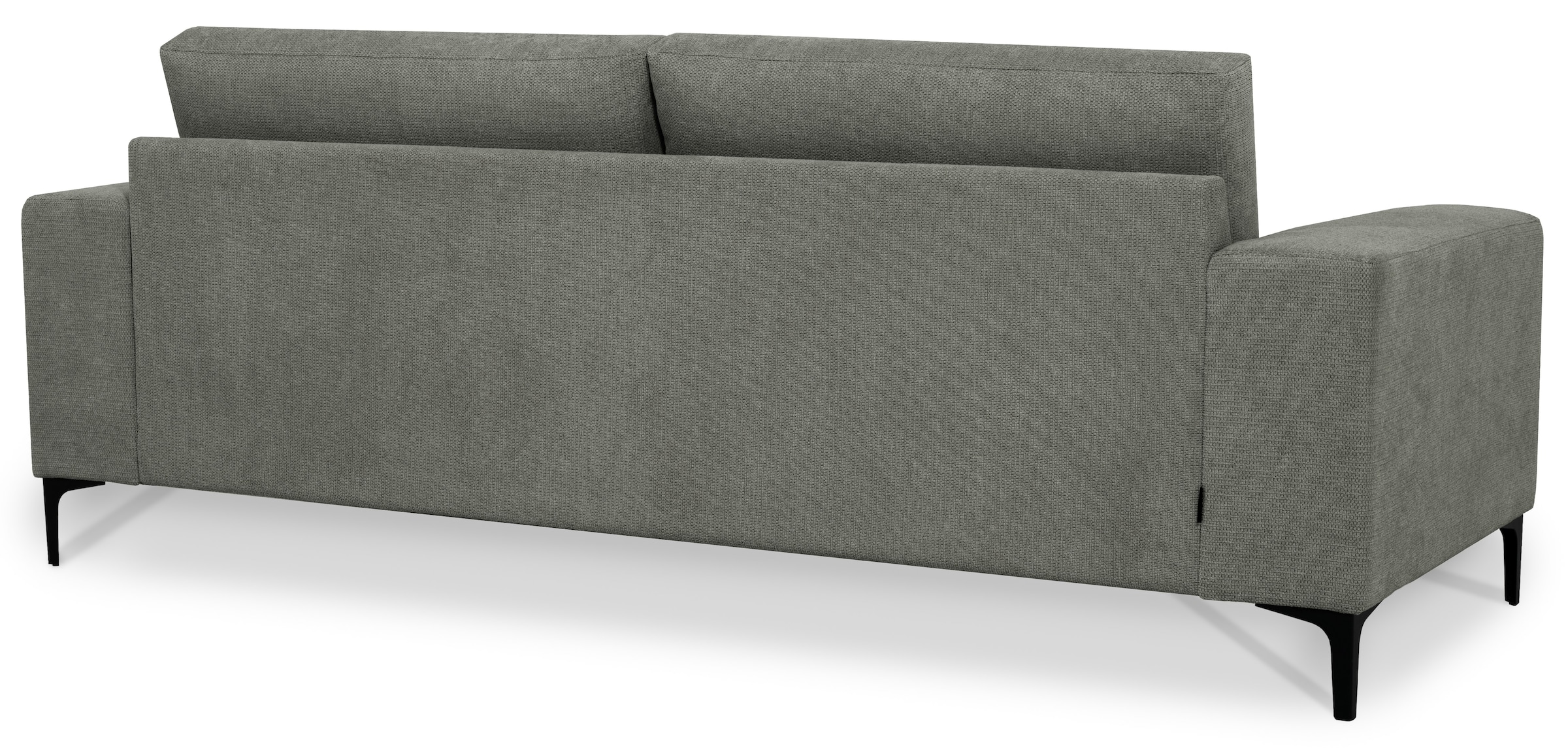 Places of Style 3-Sitzer »Xander«, Breite 224 cm, Soft-Touch Chenille, schwarze Metallfüße
