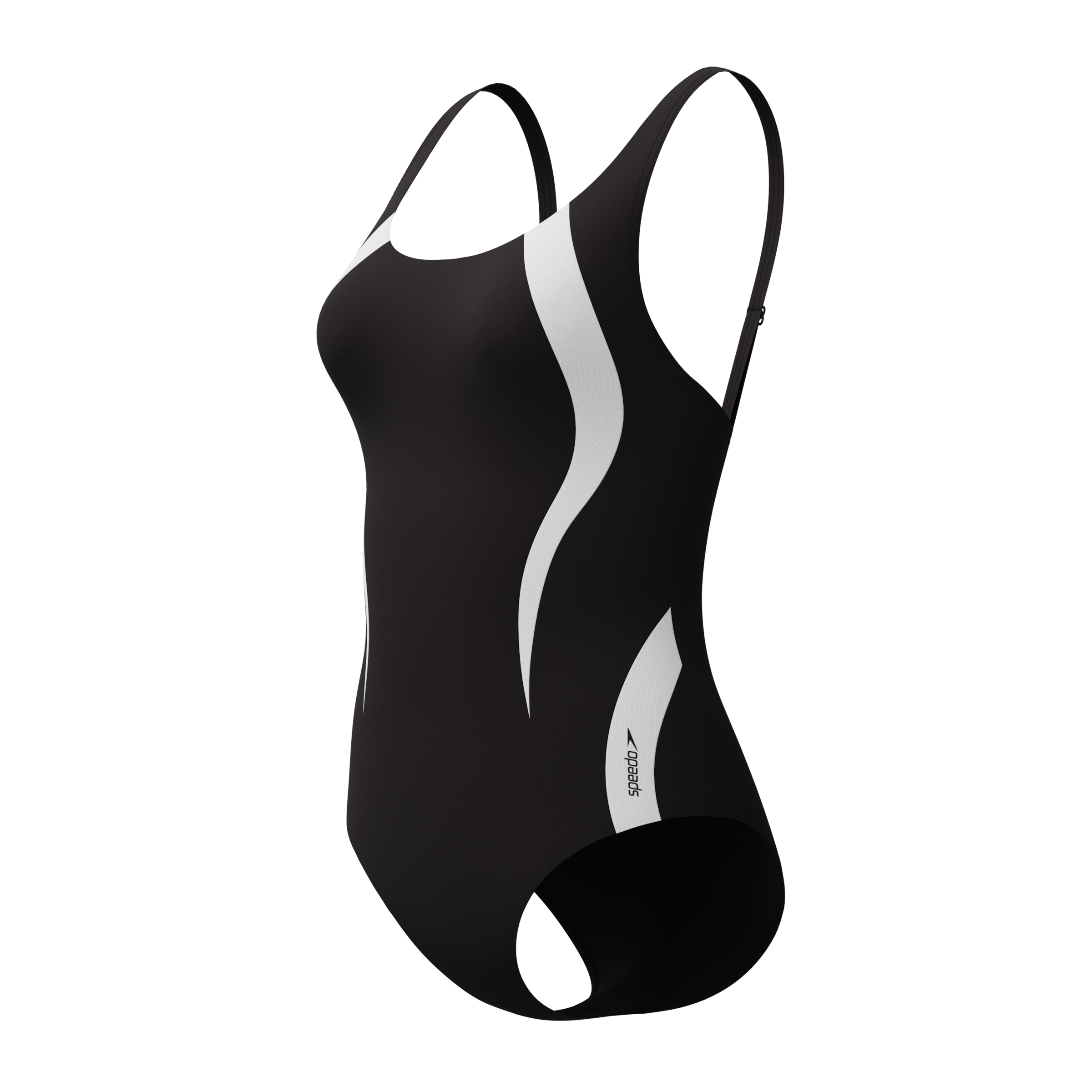Speedo Badeanzug »QUANTUM CONTOUR 1PC BLK/WHT«