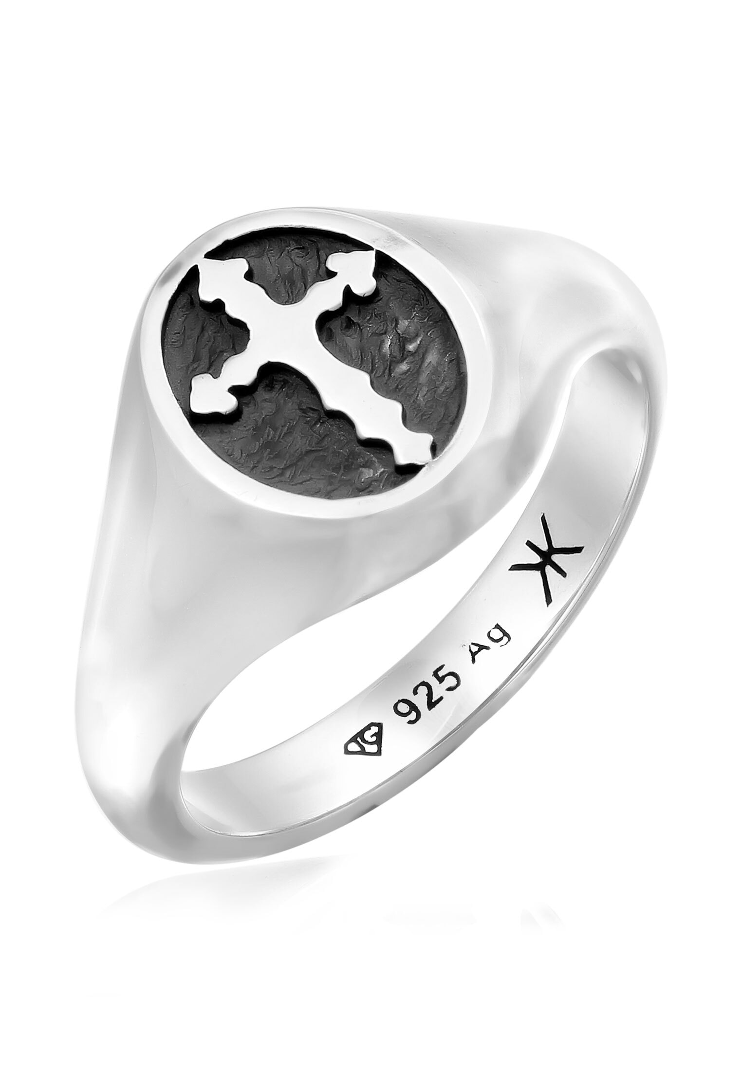 Siegelring »Ring Siegelring Kreuz 925 Sterling Silber«