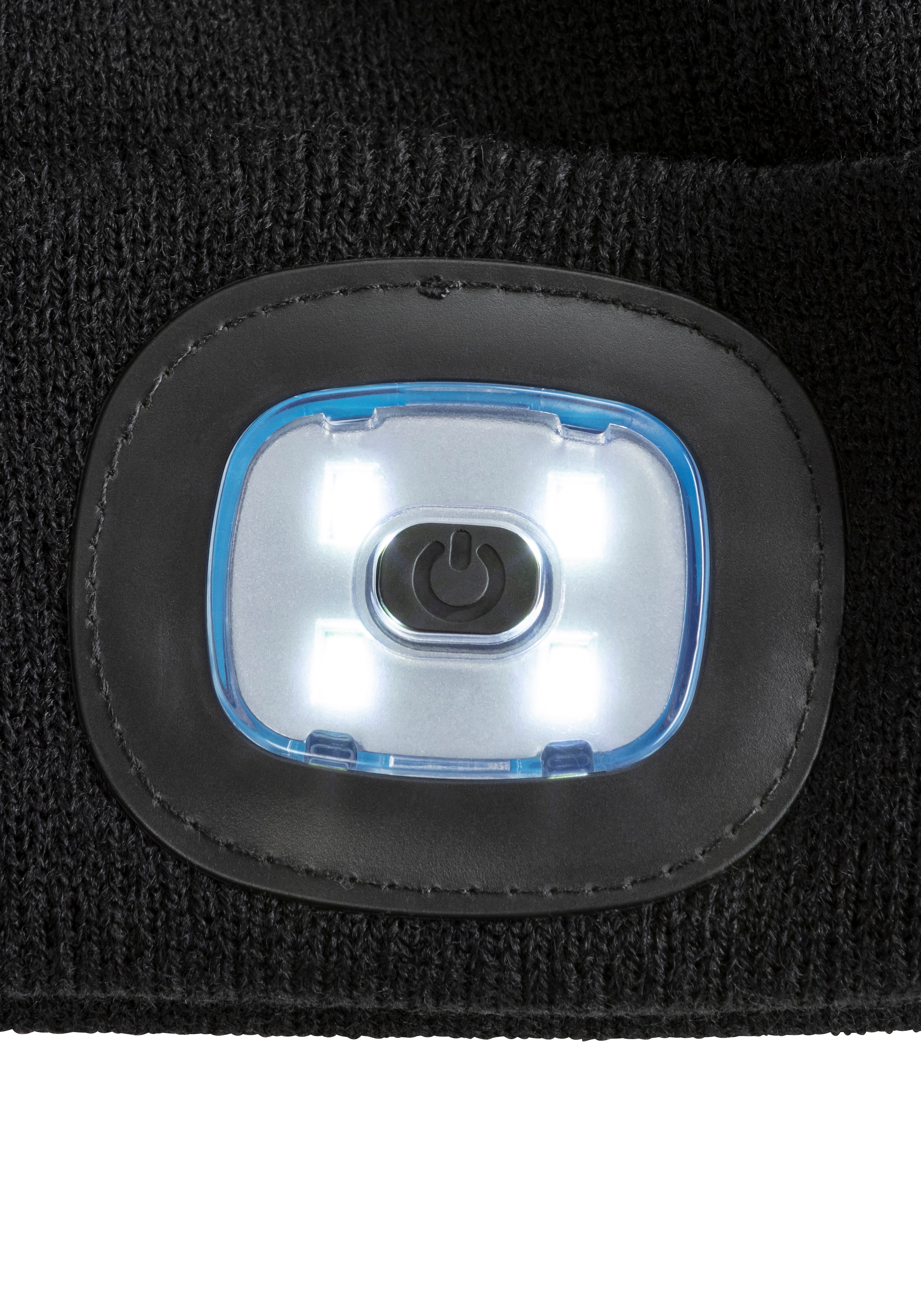 Heatkeeper Strickmütze »MEN THERMAL BEANIE+LED LIGHT RECHARGE«, wiederaufladbarer, abnehmbaren LED-Leuchte für die dunkle Jahreszeit