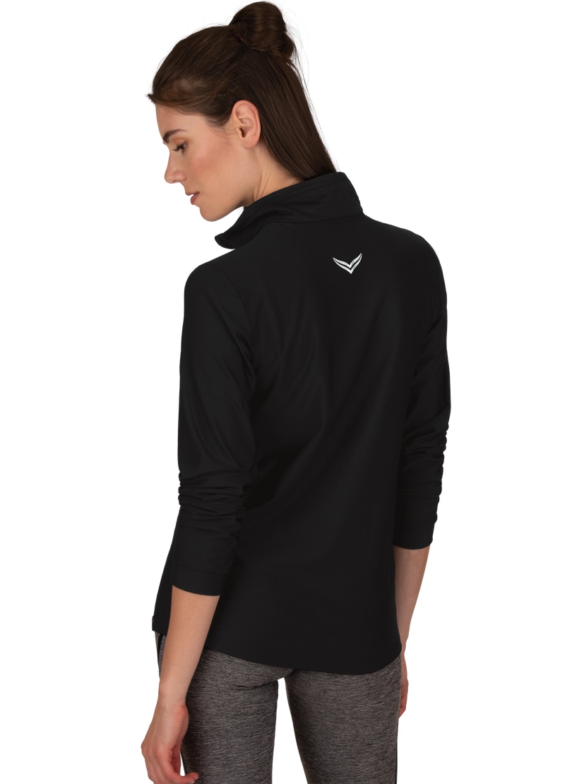 Trigema Sweatshirt »TRIGEMA Langärmeliges Sportshirt mit Reißverschluss«