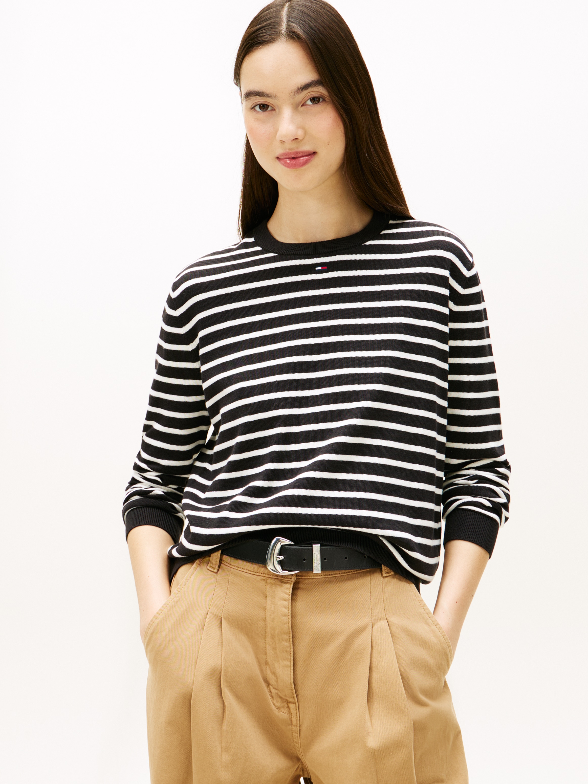 Tommy Jeans Strickpullover »TJW ESSENTIAL CREW SWEATER EXT«