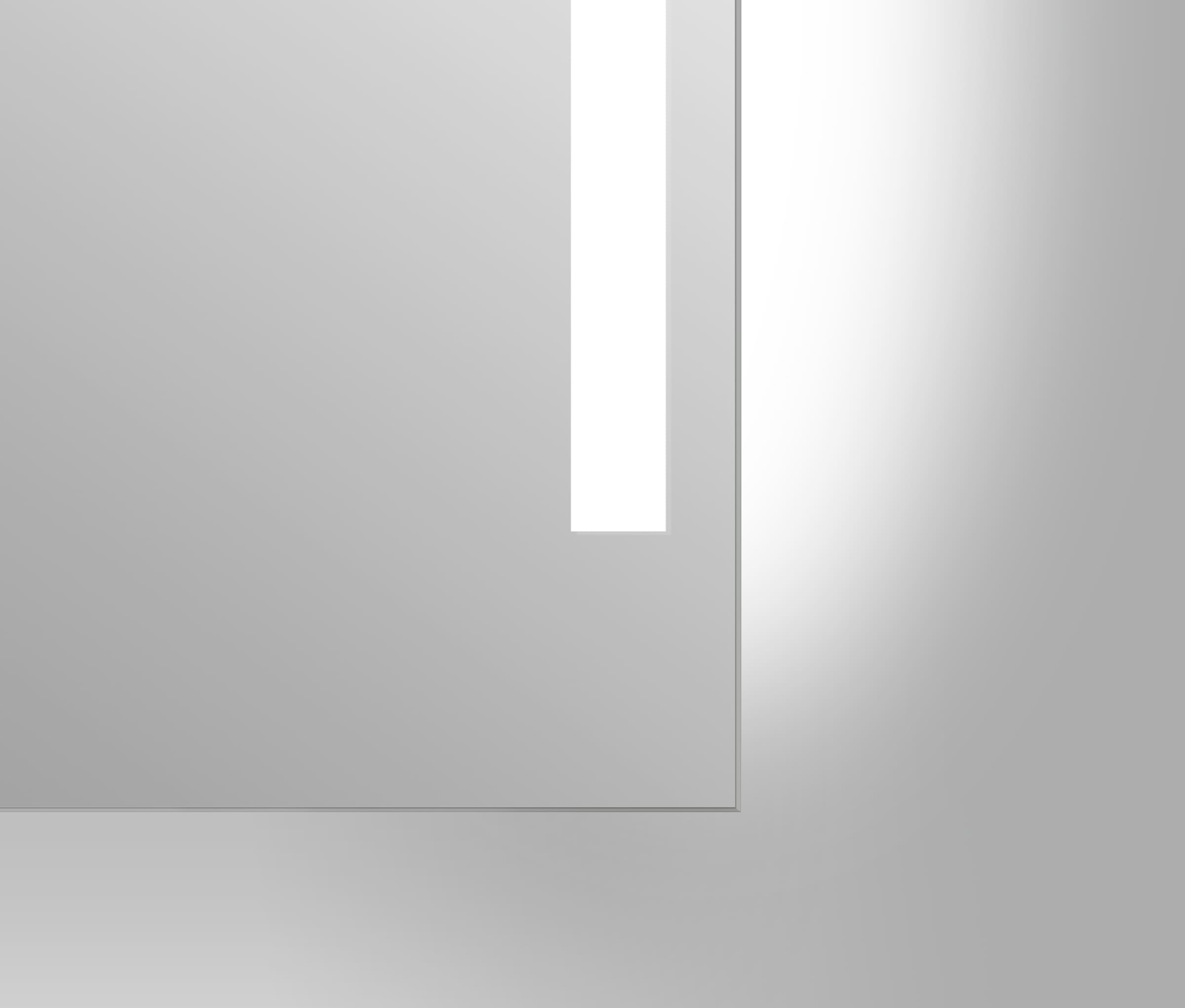 welltime LED-Lichtspiegel »Plaza« mit Lichtfarbenwechsler und Dimmschalter, in verschiedenen Größen