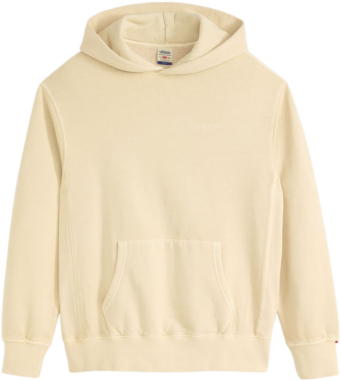 Levi's® Hoodie »THE AUTHENTIC HOODIE«, mit kleiner Ton-in-Ton Logostickerei auf der Brust