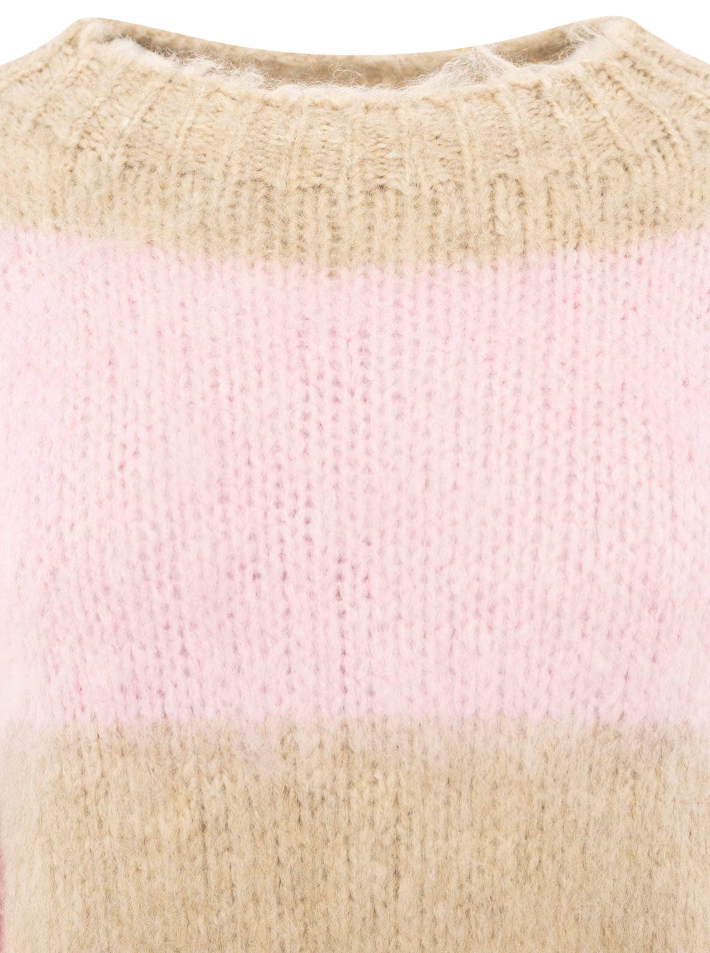 Zwillingsherz Strickpullover »"Streifen"« kuschelig mit Rundhalsausschnitt, Blockstreifen und Wollanteil