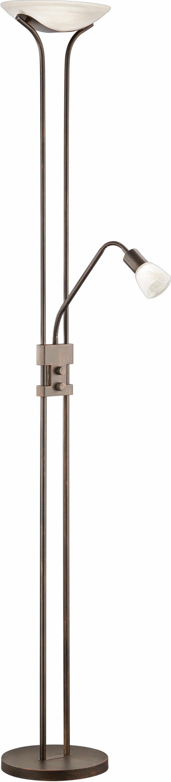 TRIO Leuchten LED Deckenfluter »Santo II«, Warmweiß, integrierter Dimmer,Flexibel