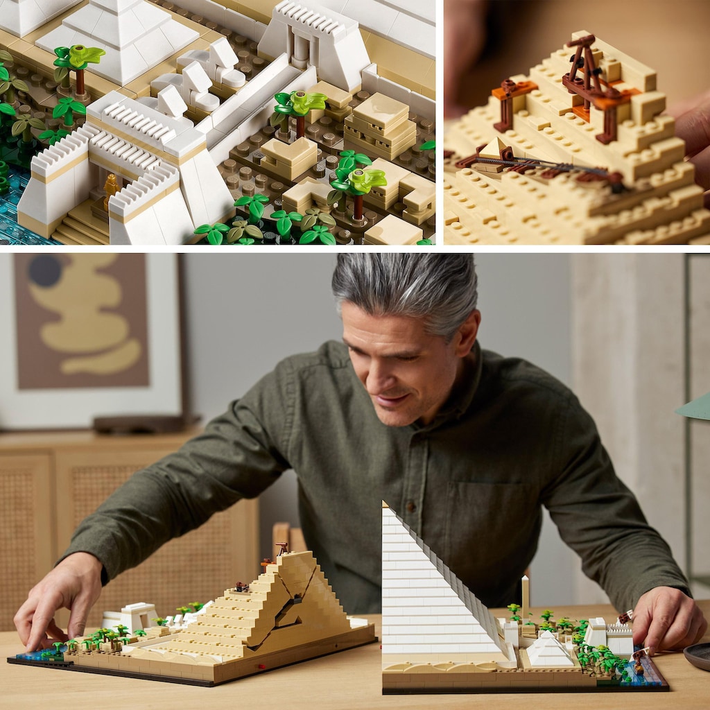 LEGO® Konstruktionsspielsteine »Cheops-Pyramide (21058), LEGO® Architecture«, (1476 St.)