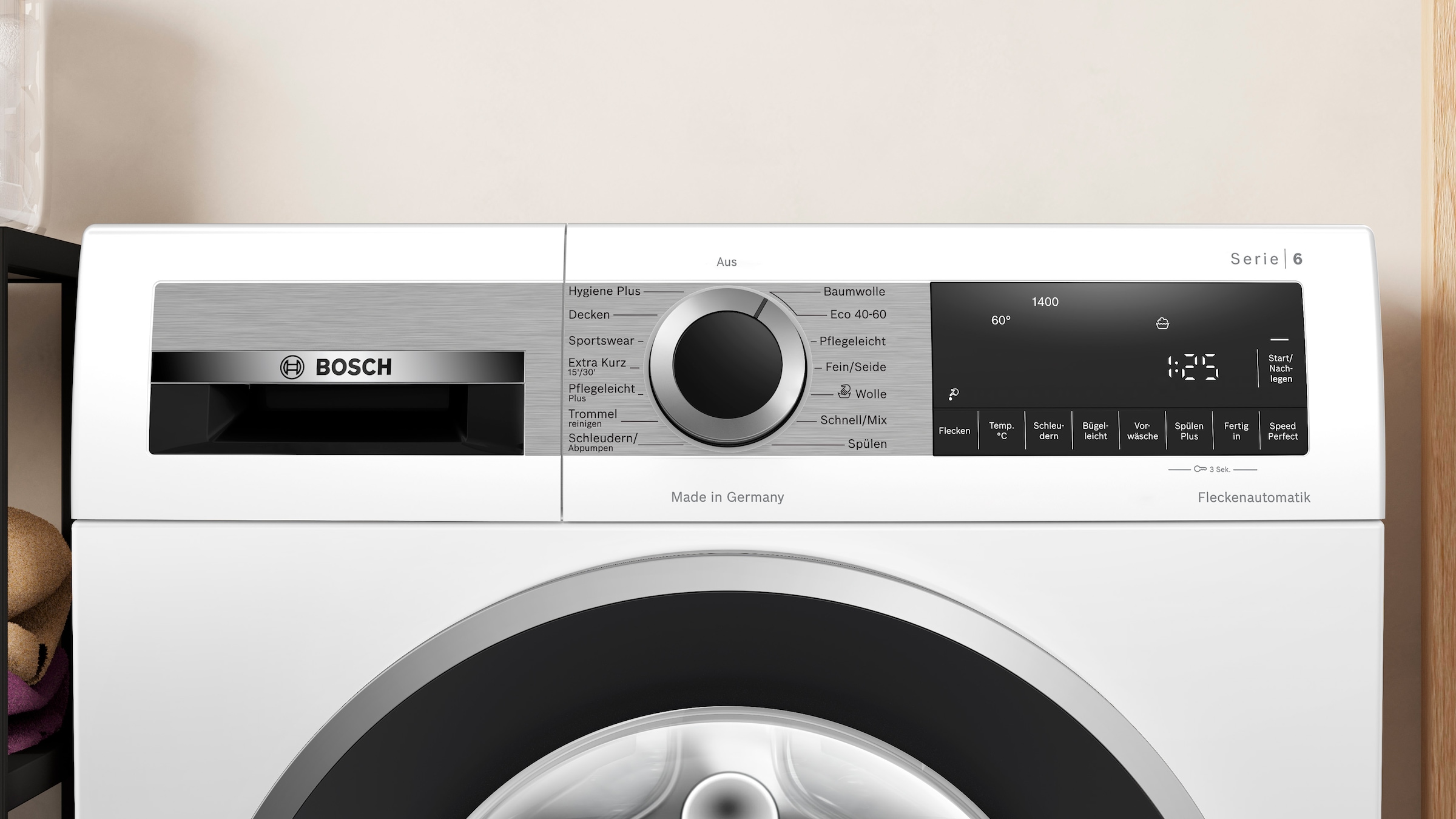 BOSCH Waschmaschine 6 »WGG244120«, 9 kg, 1400 U/min