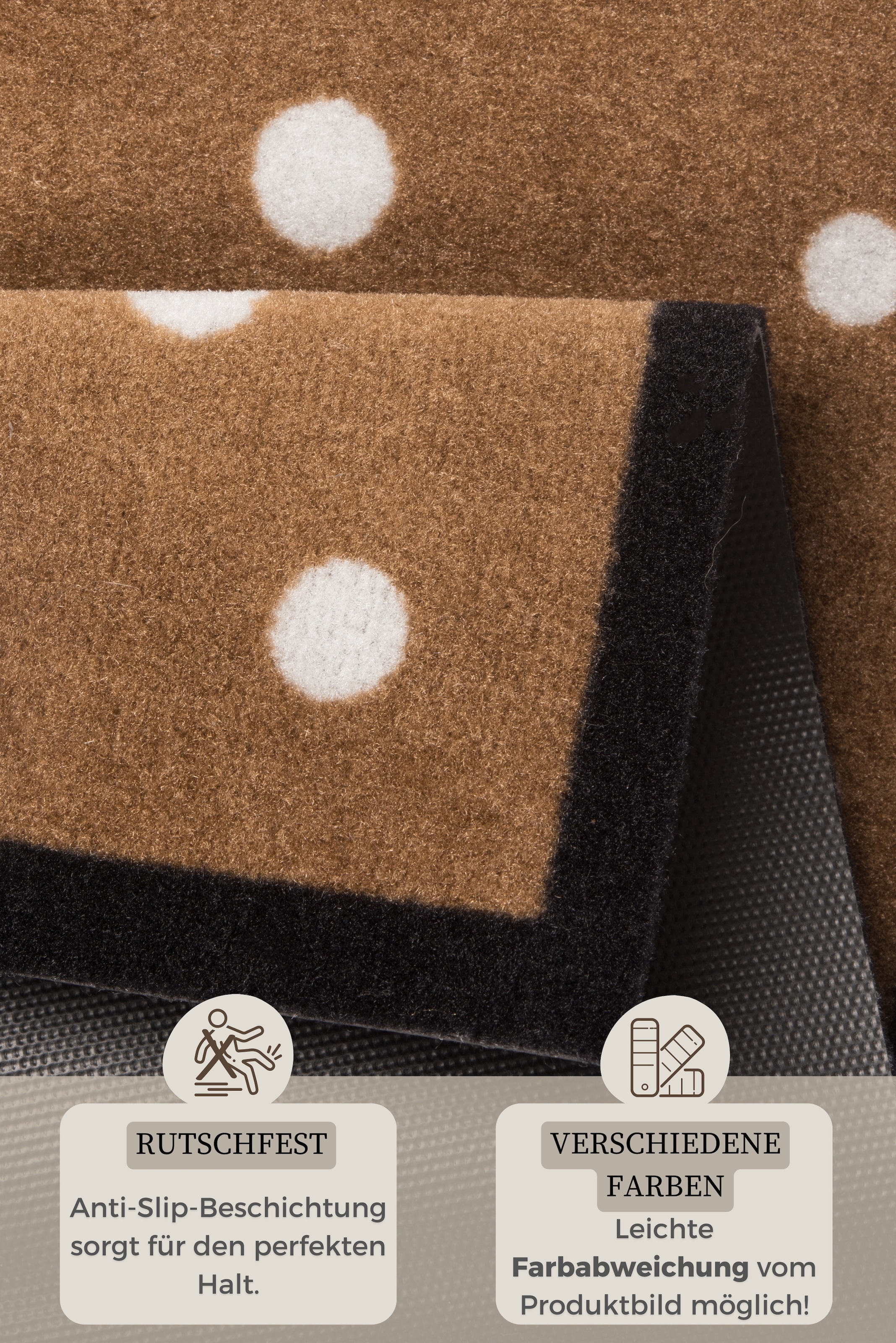 HANSE Home Fußmatte »Reindeer, Türmatte«, rechteckig, 7 mm Höhe, In- & Outdoor, Rutschfest, Rentier-Motiv, Waschbar, Wetterfest, Flur