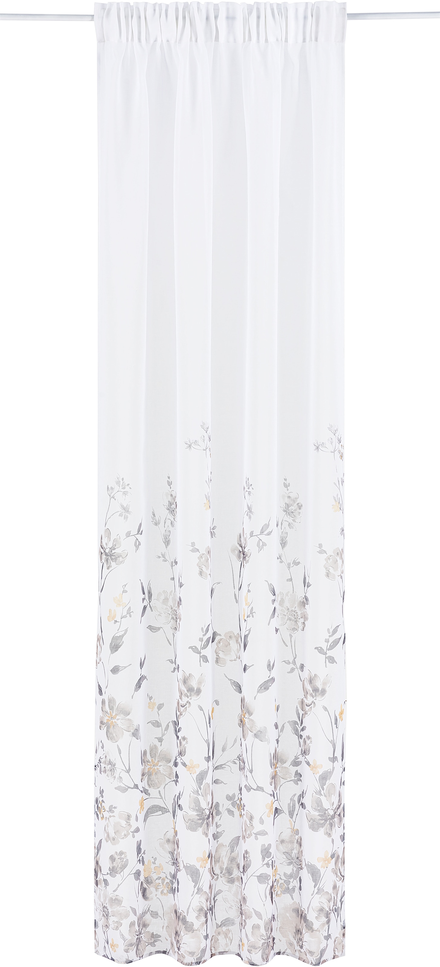 Leonique Gardine »Kaya«, (1 St.), transparent, mit Blumendesign, verschiedene  Größen kaufen bei OTTO