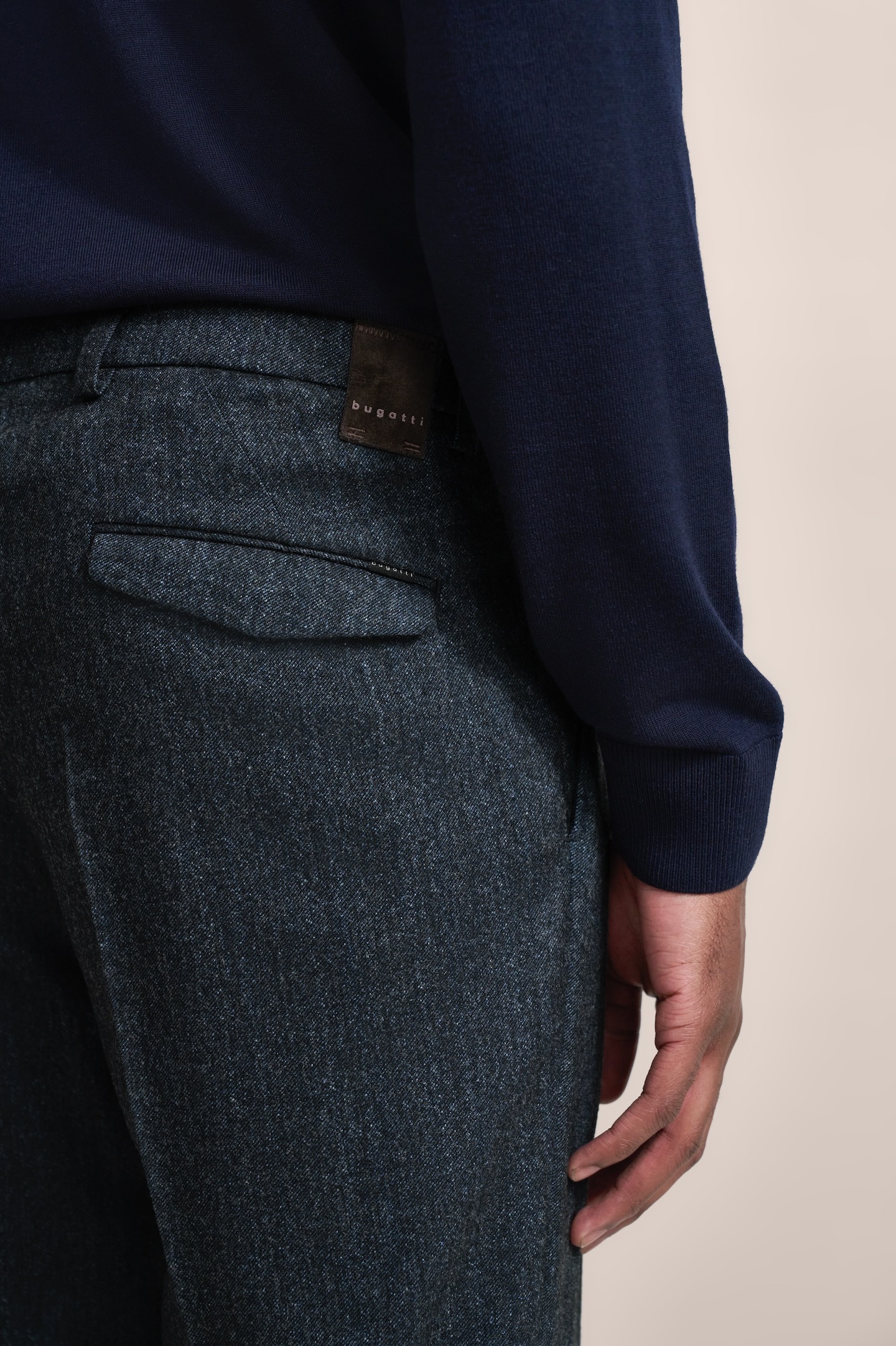 bugatti Bundfaltenhose, besonders soft