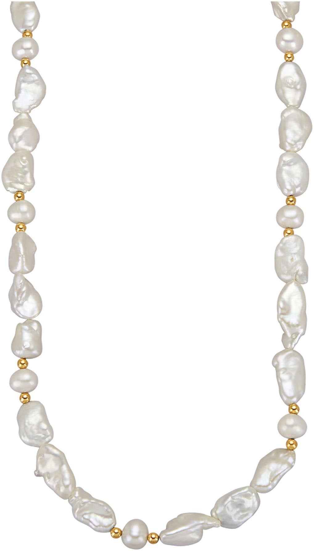 Perlenkette »Schmuck Geschenk Gold 585 Halsschmuck Halskette Collier Kugeln«, mit...