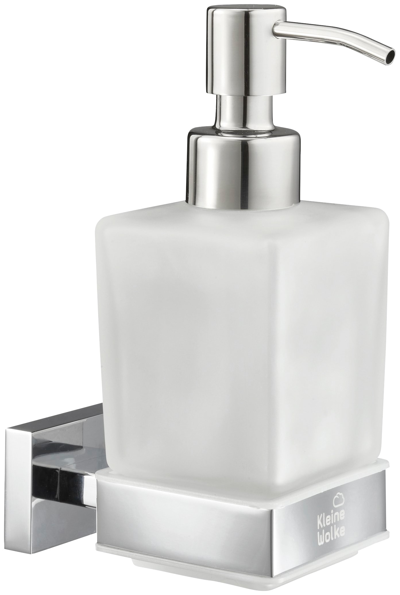 Kleine Wolke Seifenspender »Meo«, Glas/Edelstahl