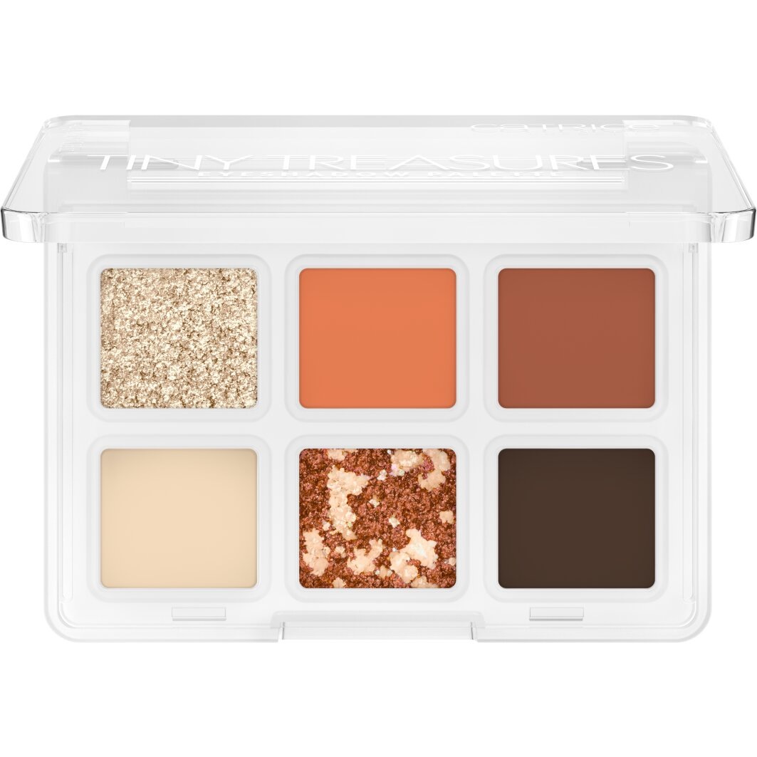 Catrice Lidschatten-Palette »Tiny Treasures Eyeshadow Palette«, Matt, schimmernd und metallisch, kompakt und reisefreundlich, vegan.