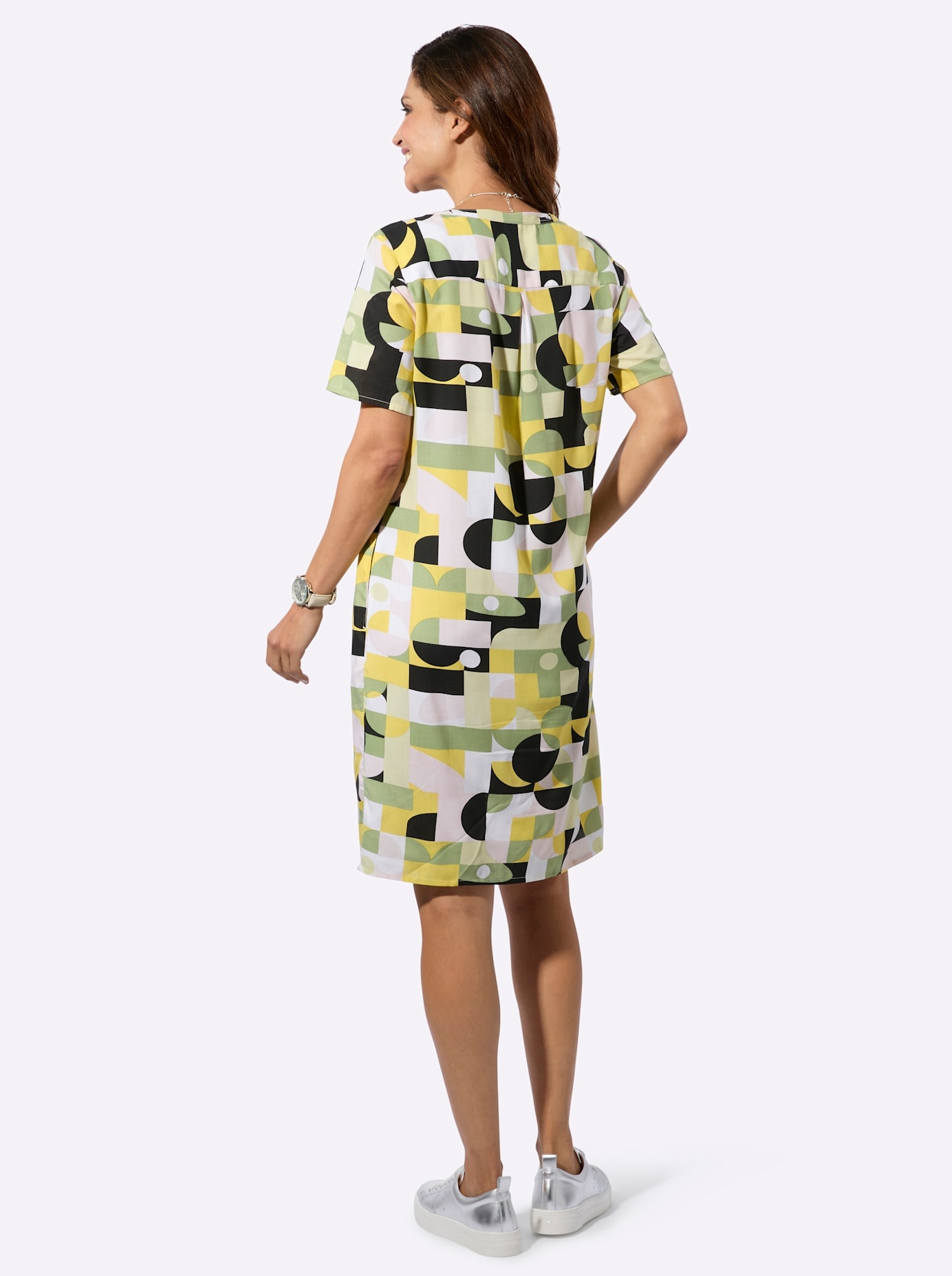 Inspirationen Druckkleid »Druck-Kleid« Eingrifftaschen