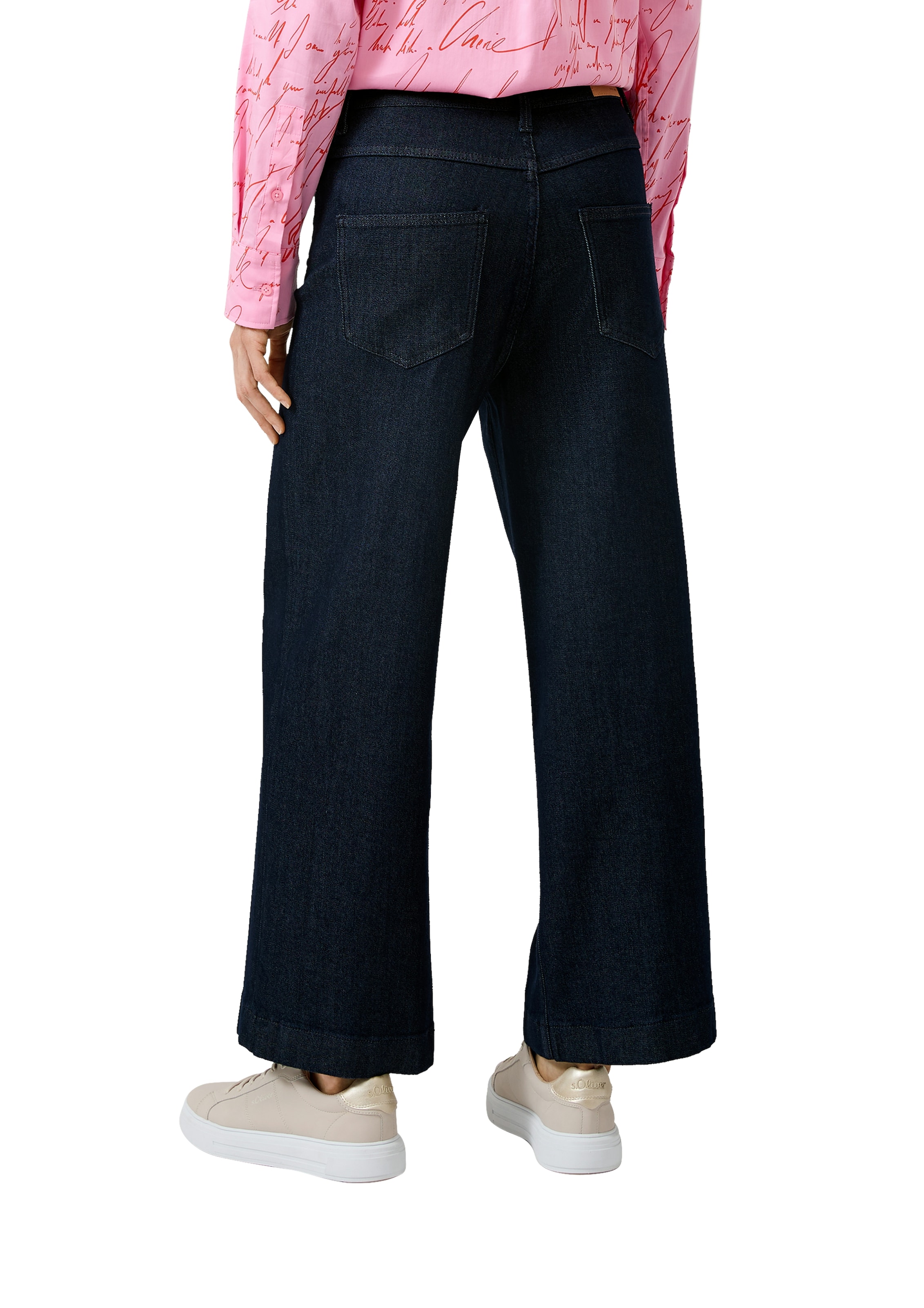 s.Oliver BLACK LABEL Weite Jeans im Five-Pocket Style